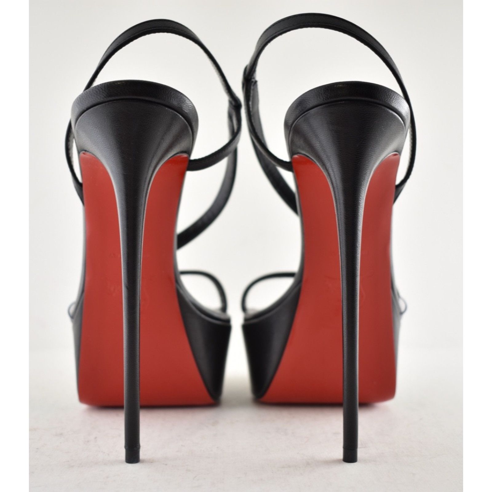 Christian Louboutin Christian Louboutin Rosalie Alta 150 Black Strap Platform Size US 11 / IT 41 - 12 Thumbnail