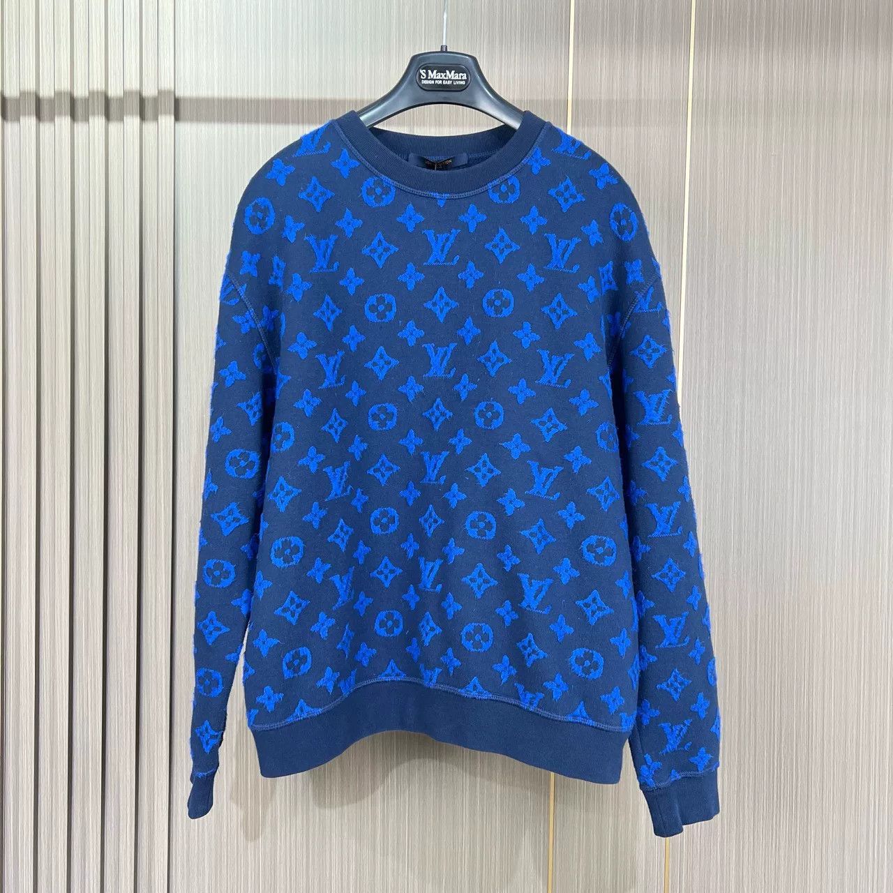 Louis Vuitton louis vuitton blue monogram sweatshirt for men Size US S / EU 44-46 / 1 - 1 Thumbnail