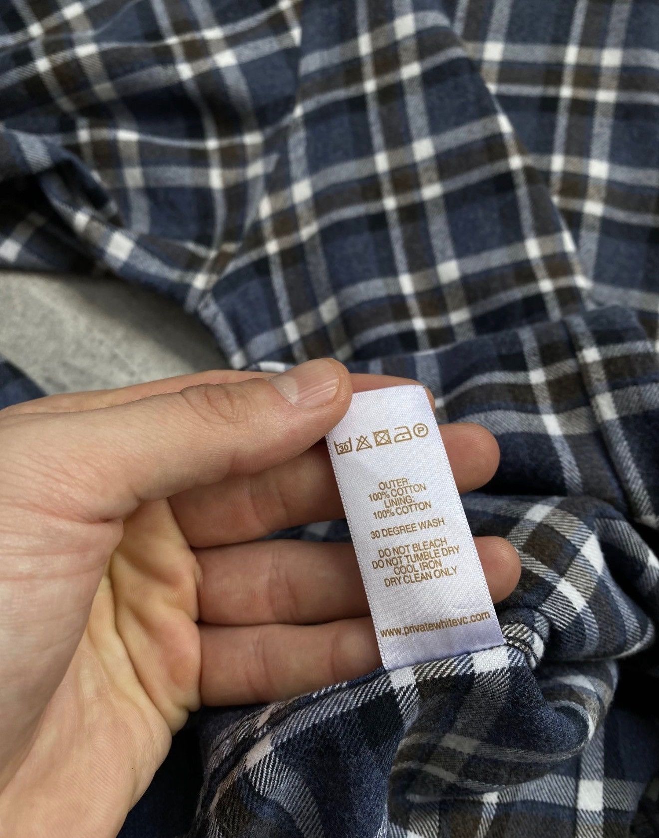 Private White V.C. Private White V.C Flannel Size US L / EU 52-54 / 3 - 7 Thumbnail