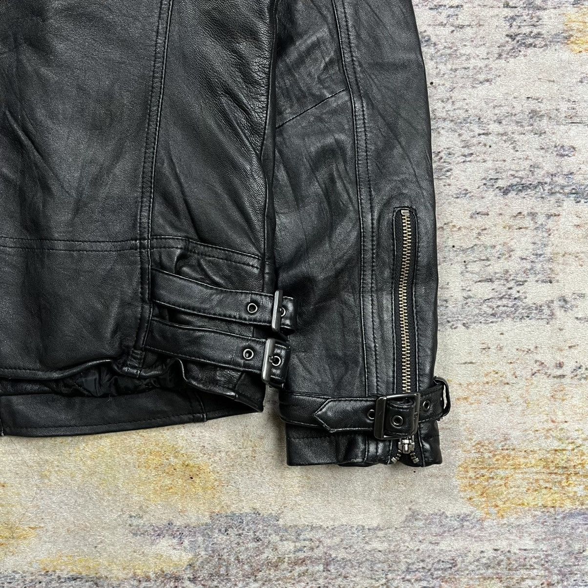 Isamu Katayama Backlash Jackrose bondage fur collar riders leather jacket vkei style Size US M / EU 48-50 / 2 - 5 Thumbnail