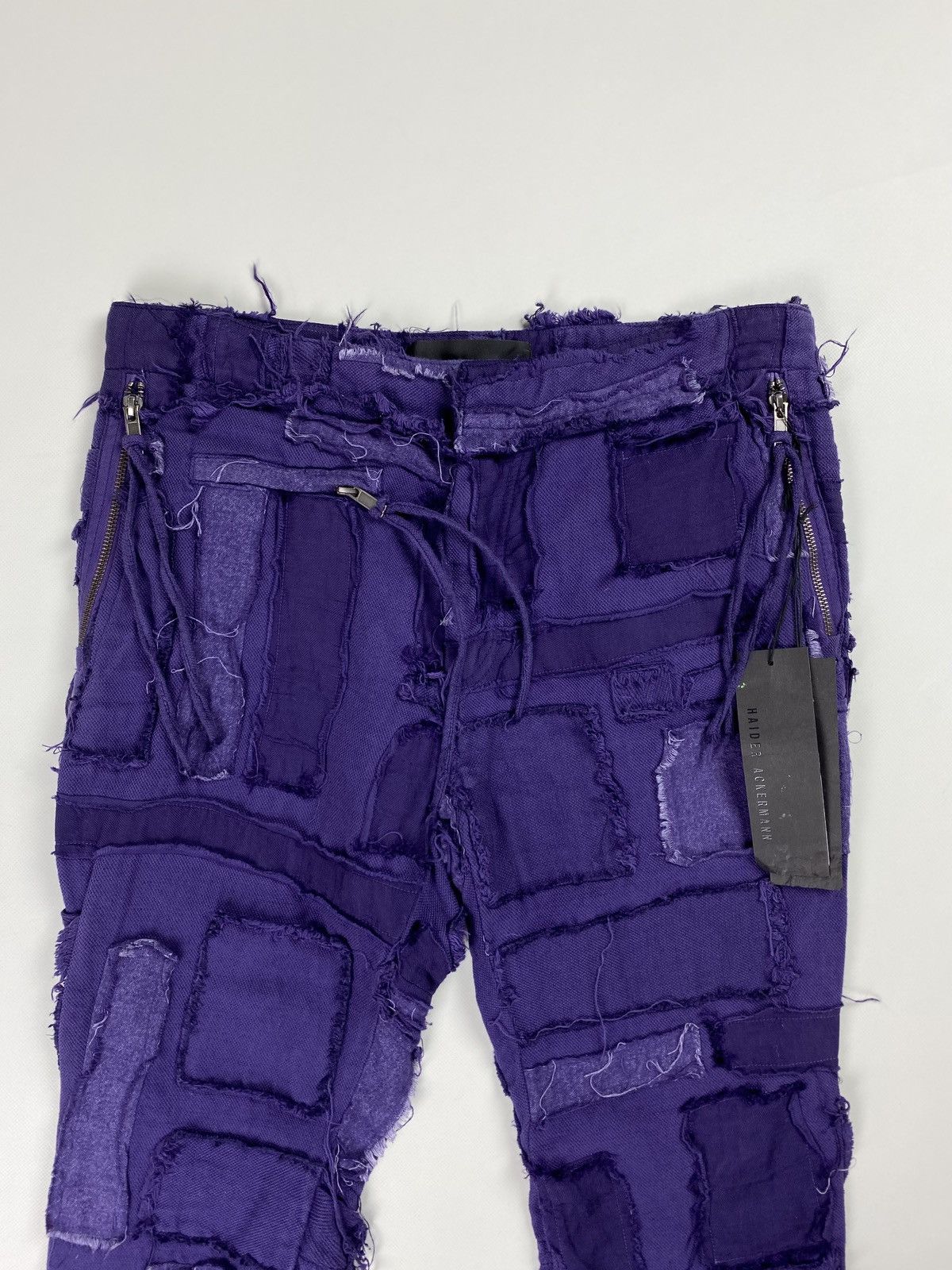 Haider Ackermann BNWT! Haider Ackermann ladies patchwork cropped pants Size 26" / US 2 / IT 38 - 8 Thumbnail