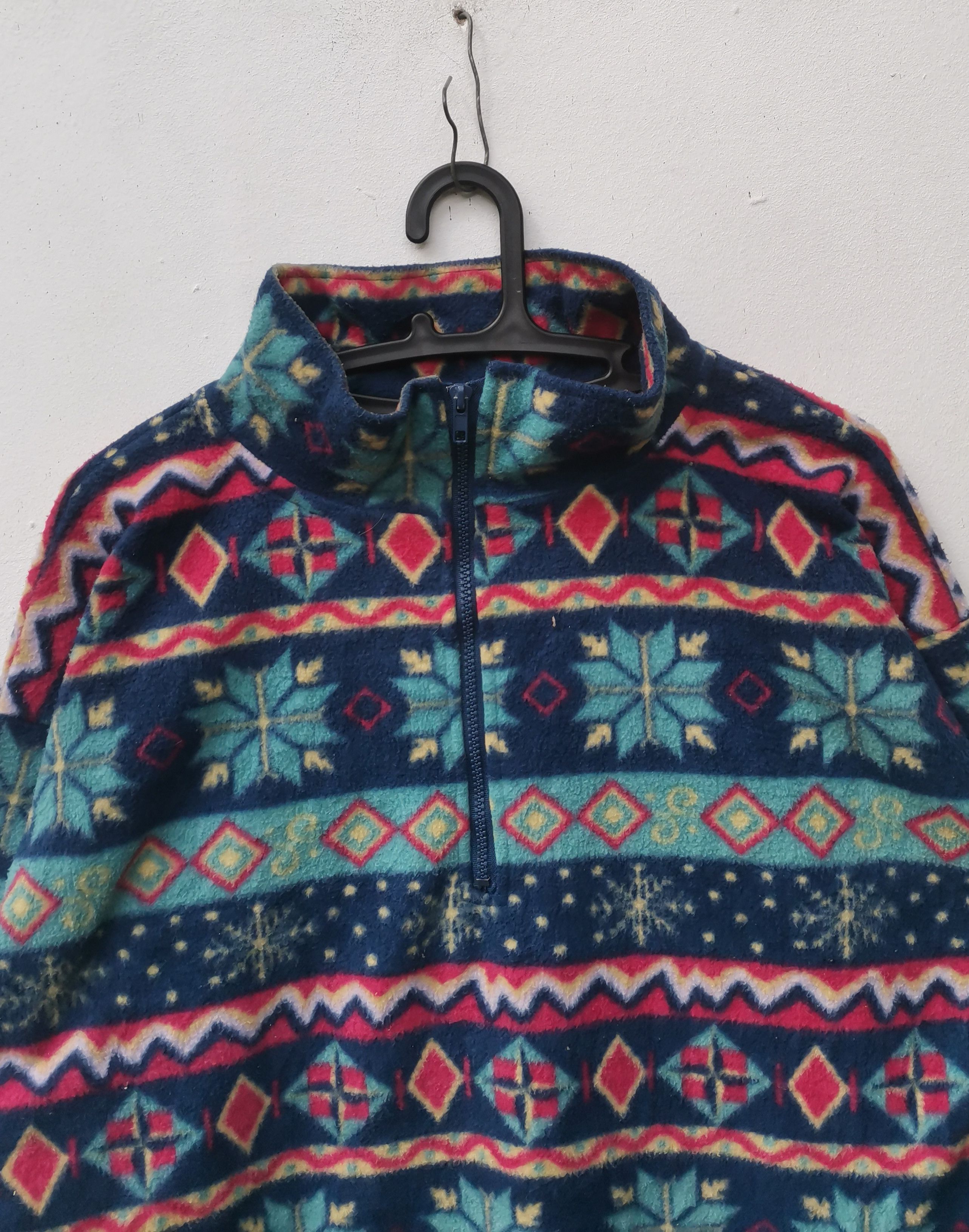 Designer × Vintage Rare Phantom Wrap by UNION MADE fleece jacket Size US XL / EU 56 / 4 - 2 Thumbnail