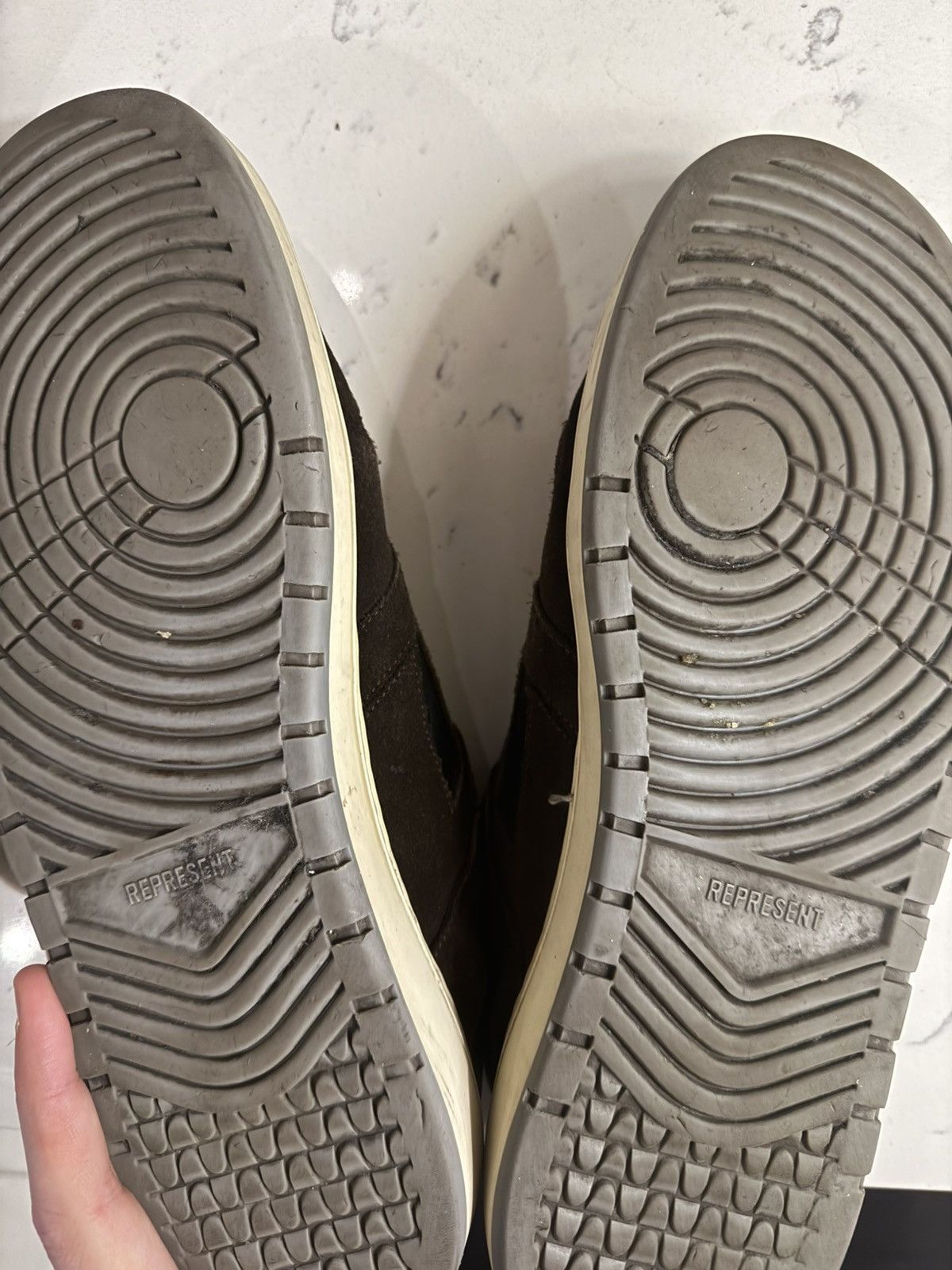 Represent Clo. Represent Reptor Low Brown Black sneaker Size US 12 / EU 45 - 5 Thumbnail