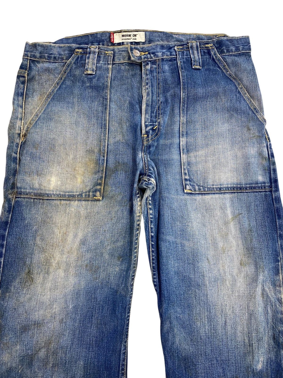 Levi's Vintage Levi’s 90’s Blue Wash Style Loose Jeans Size US 40 / EU 56 - 2 Thumbnail