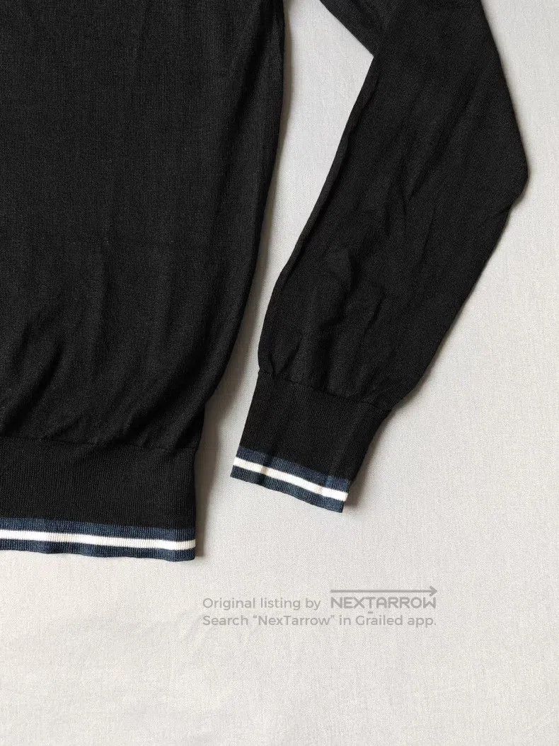 Hermes Hermes Cashmere knit sweater zipper jacket, black, 80% cas Size US L / EU 52-54 / 3 - 7 Thumbnail