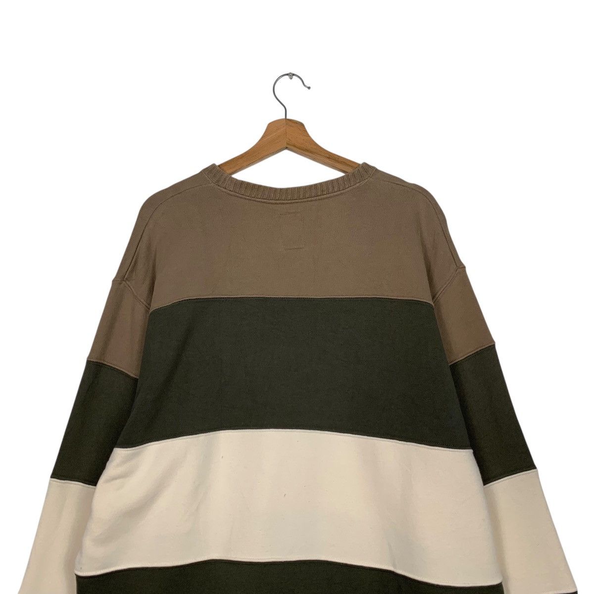 Japanese Brand EAST TWENTY BOX Striped Crewneck Sweatshirt #1983-C86 Size US L / EU 52-54 / 3 - 8 Thumbnail