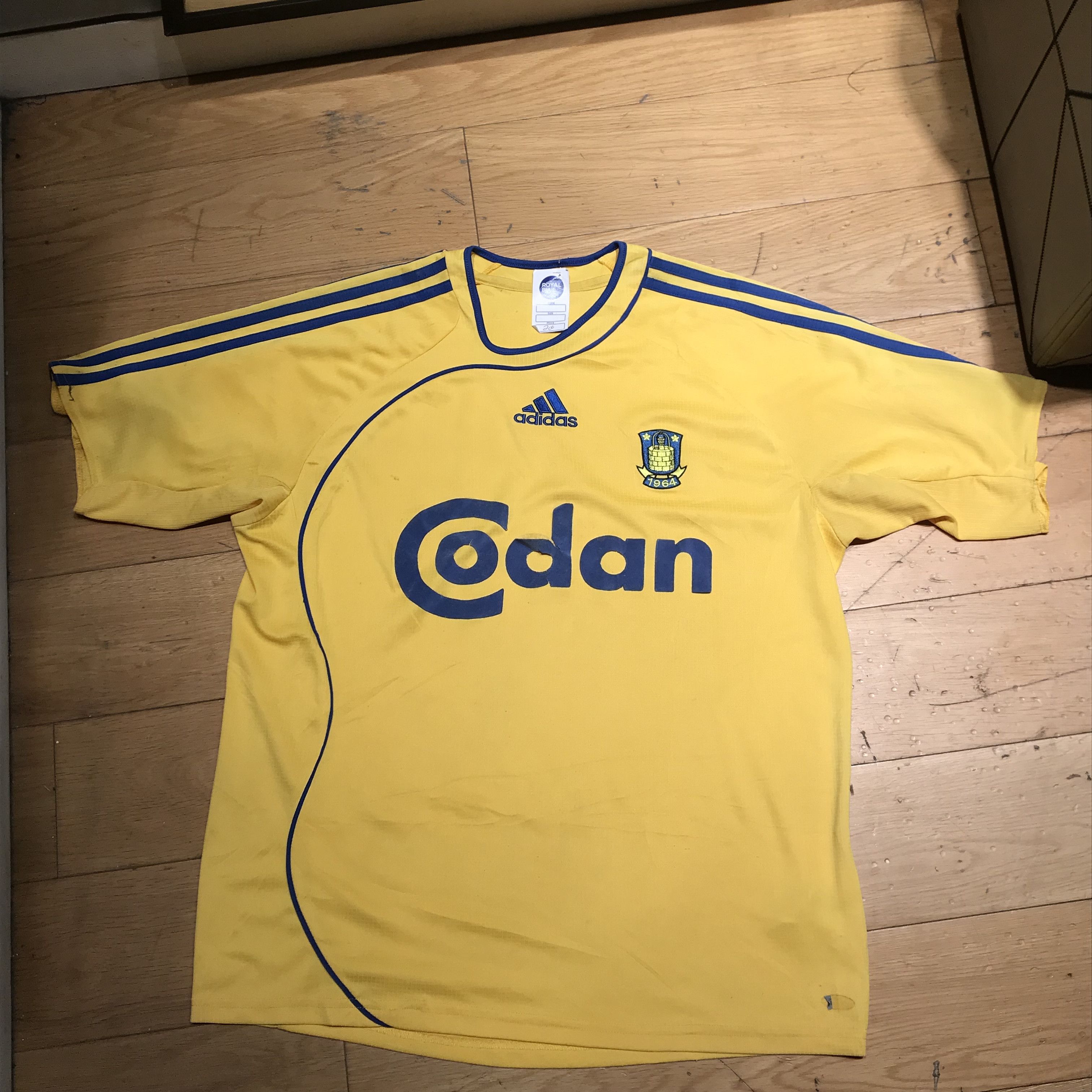 Adidas Adidas 2006-07 Brondby adidas Home Shirt M Vintage Football Size US M / EU 48-50 / 2 - 3 Thumbnail