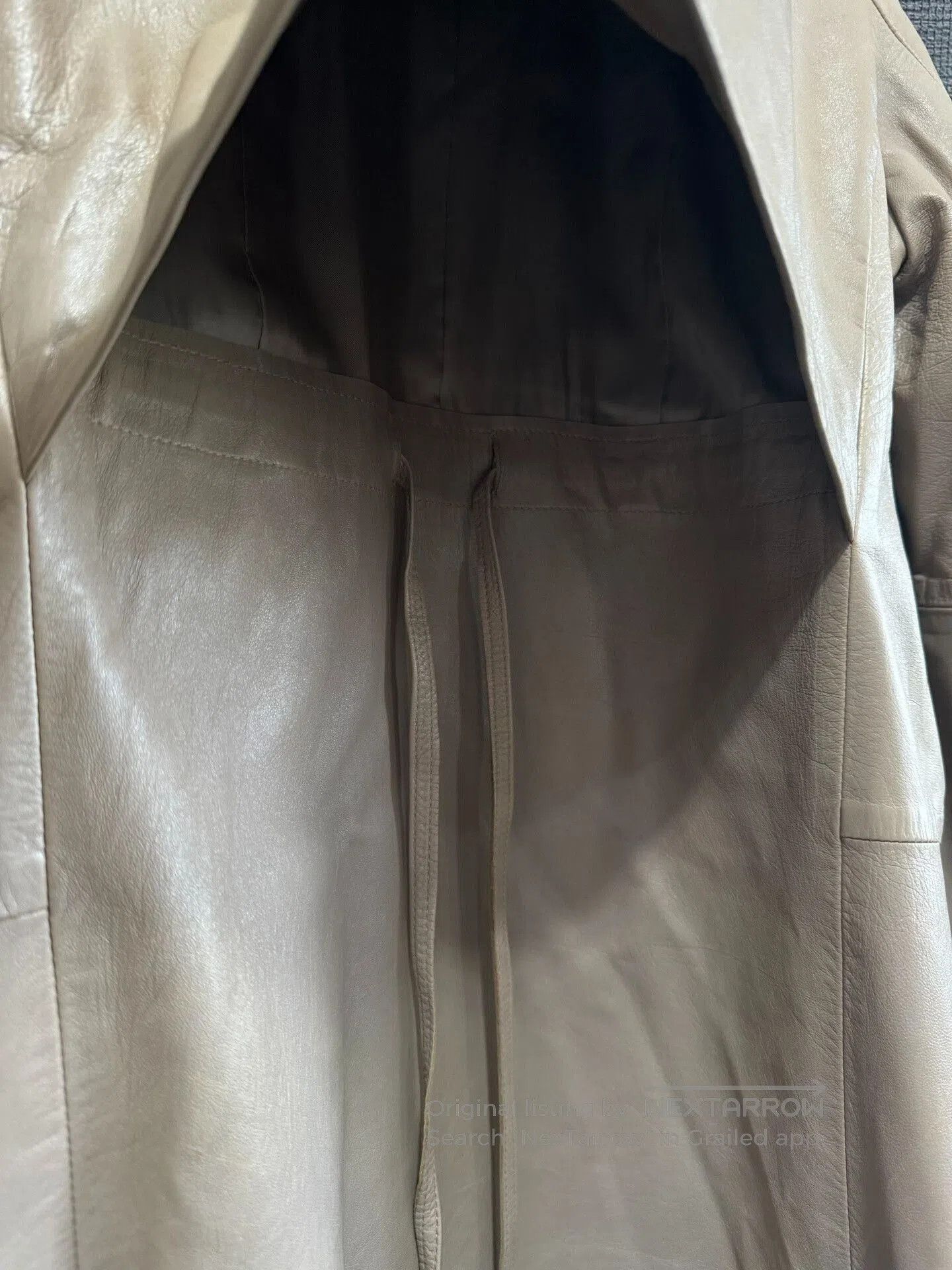 Issey Miyake Issey Miyake Early Permanente Leather Coat. Size US L / EU 52-54 / 3 - 3 Thumbnail