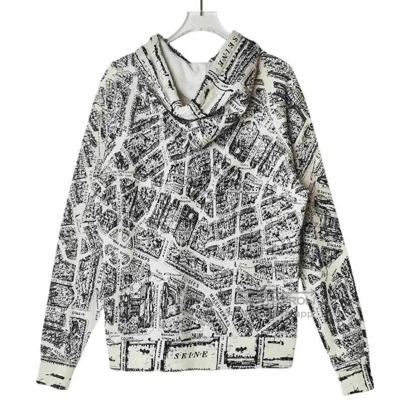 Dior Dior Cotton Map Print Women's Hoodie . Size S / US 4 / IT 40 - 2 Thumbnail