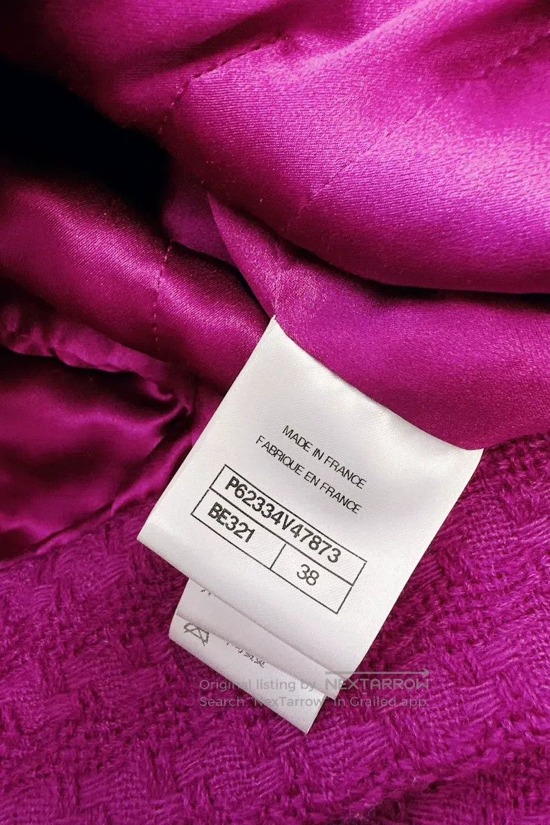 Chanel Chanel 19K snow series purple wool tweed coat Size XS / US 0-2 / IT 36-38 - 5 Thumbnail