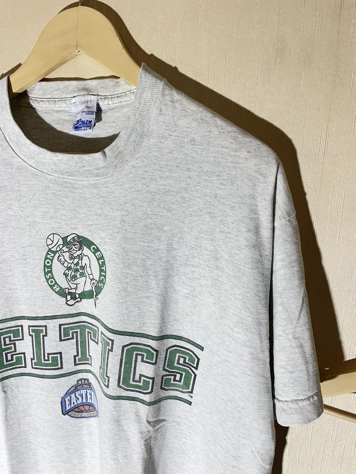 NBA Boston Celtics NBA vintage rare T shirt 90s Size US XL / EU 56 / 4 - 3 Thumbnail