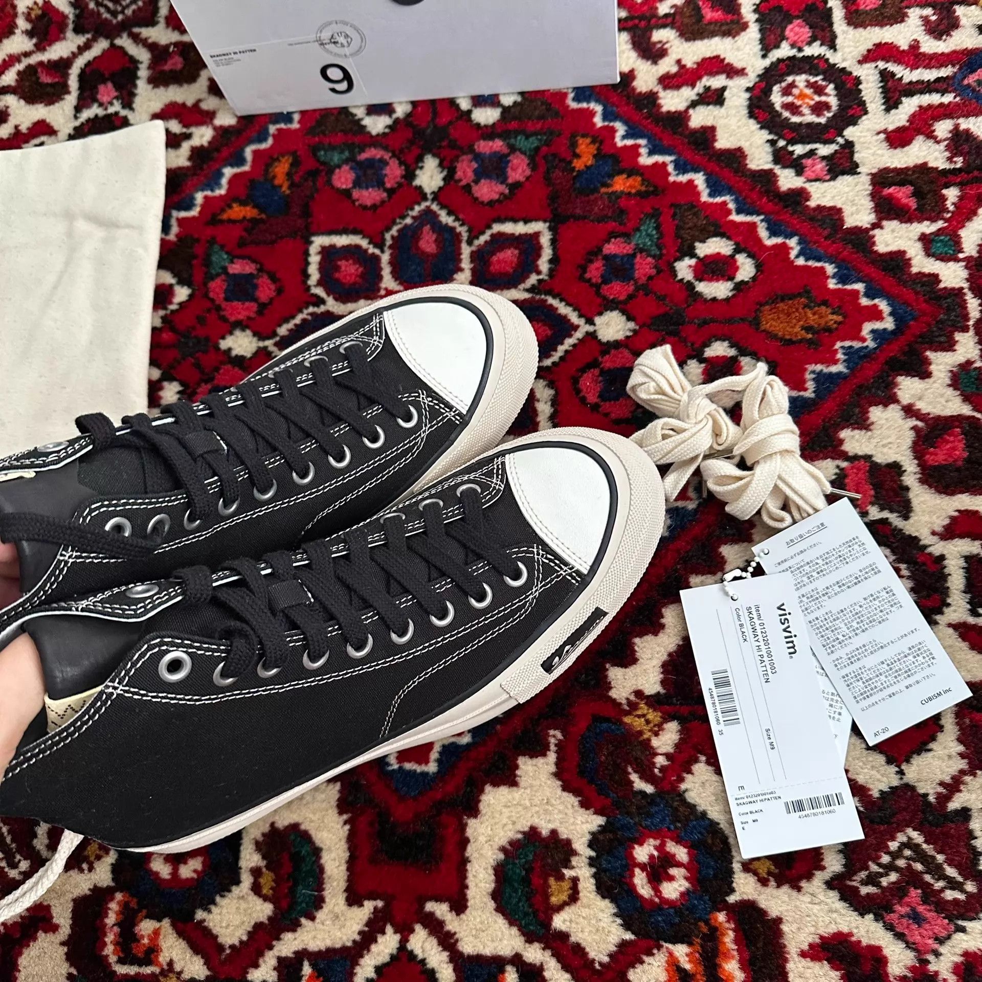 Visvim VISVIM 23AW SKAGWAY HI PATTEN 9 Canvas Hi-Top Size US 9 / EU 42 - 6 Thumbnail