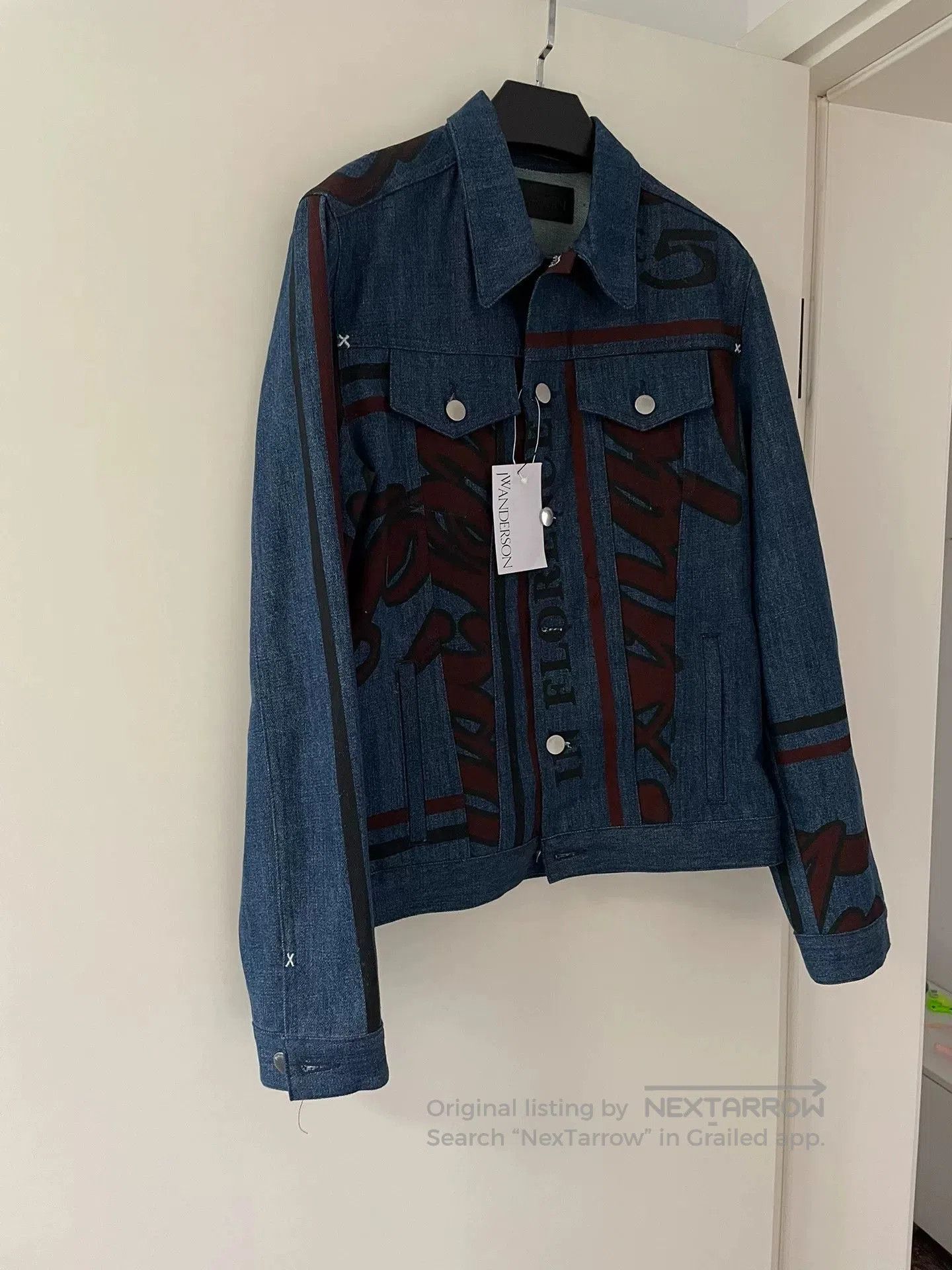 JW Anderson JW Anderson Graffiti Denim Coat. Size US S / EU 44-46 / 1 - 4 Thumbnail