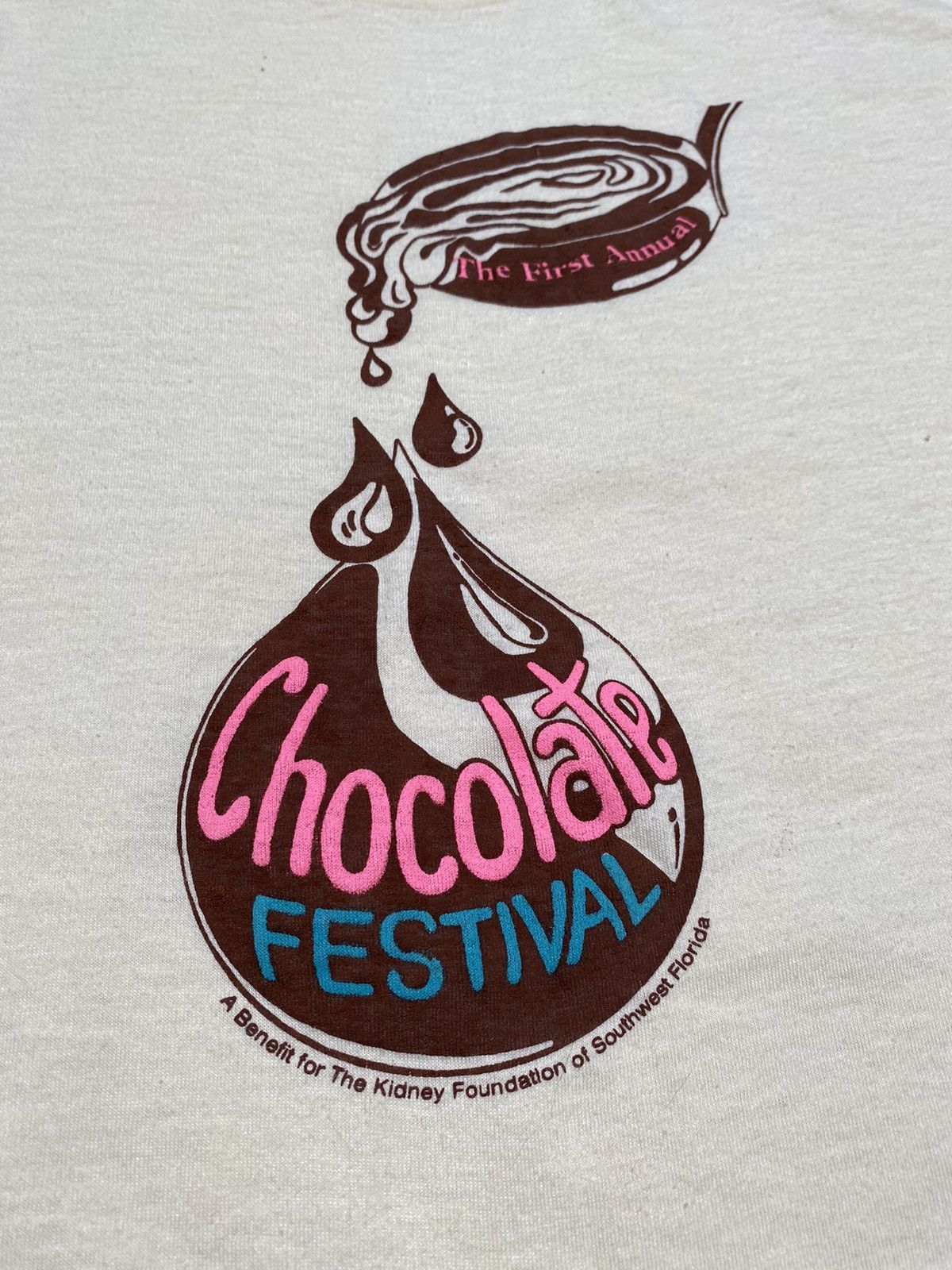 Chocolate × Vintage VINTAGE Chocolate Festival T-Shirt Size US M / EU 48-50 / 2 - 2 Thumbnail