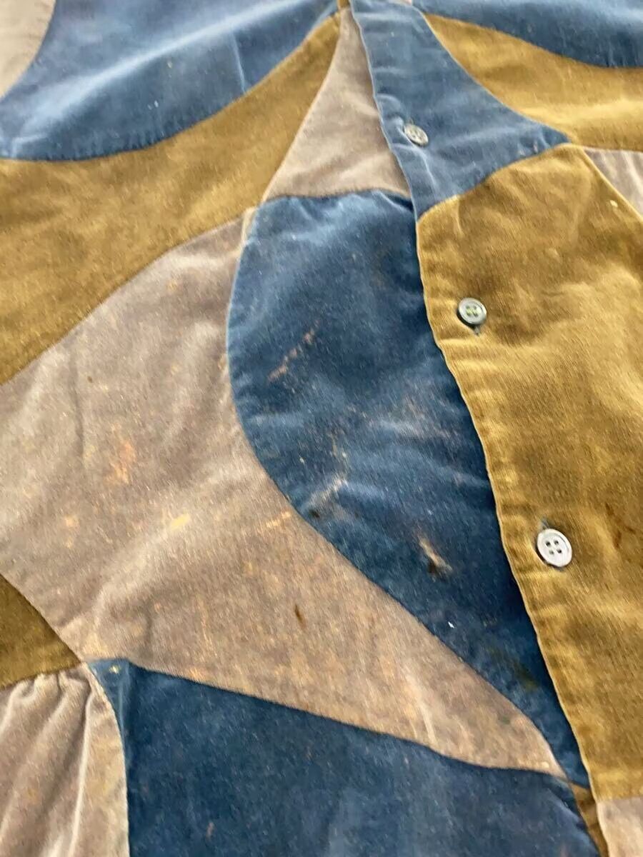 Comme des Garcons × Comme des Garcons SHIRT Reconstructed Patchwork Linen Button Shirt Size US S / EU 44-46 / 1 - 4 Thumbnail