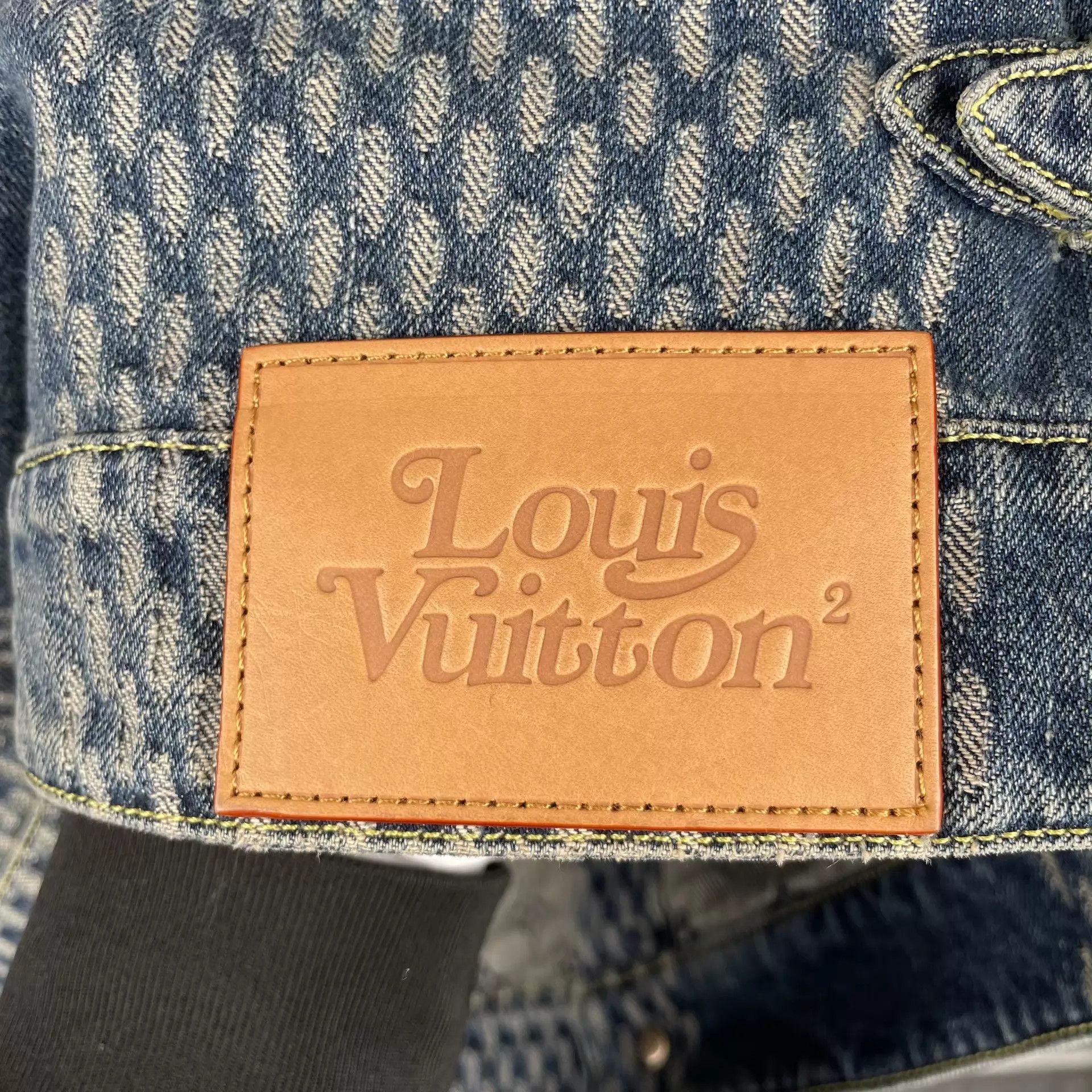 Louis Vuitton LV x Nigo Monogram Denim Jacket 44 Size US S / EU 44-46 / 1 - 6 Thumbnail
