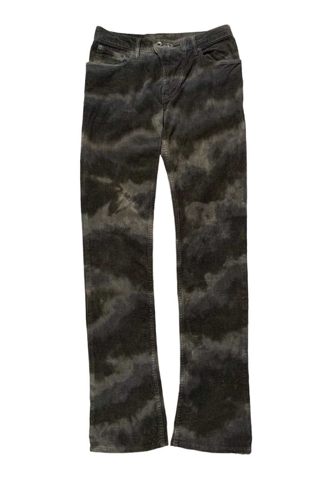 image of If Six Was Nine x Le Grande Bleu L G B Lgb Velour Corduroy Acid Washed Blinking Skinny Pants in Aci