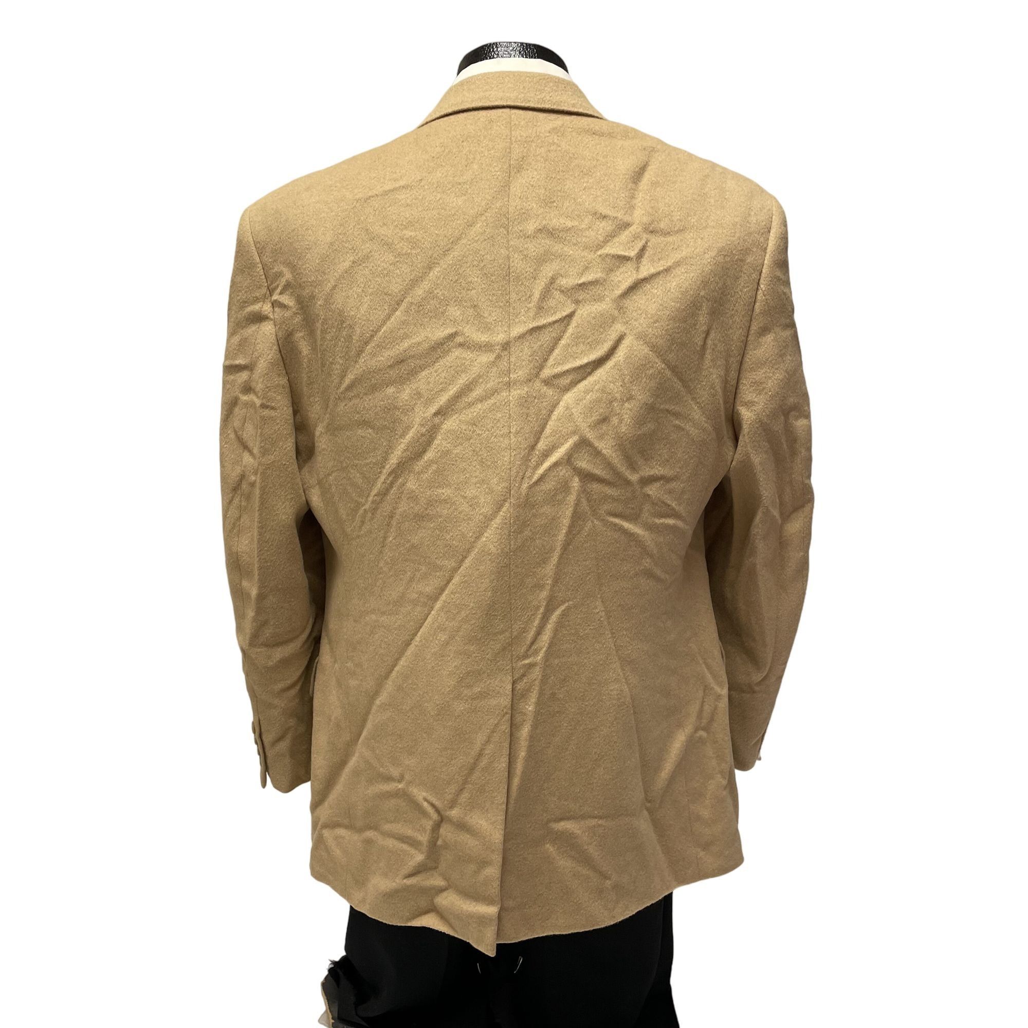 Other Vtg BESPOKE 100% CAMEL HAIR Sport Coat Tan Jacket Size 42R - 11 Thumbnail