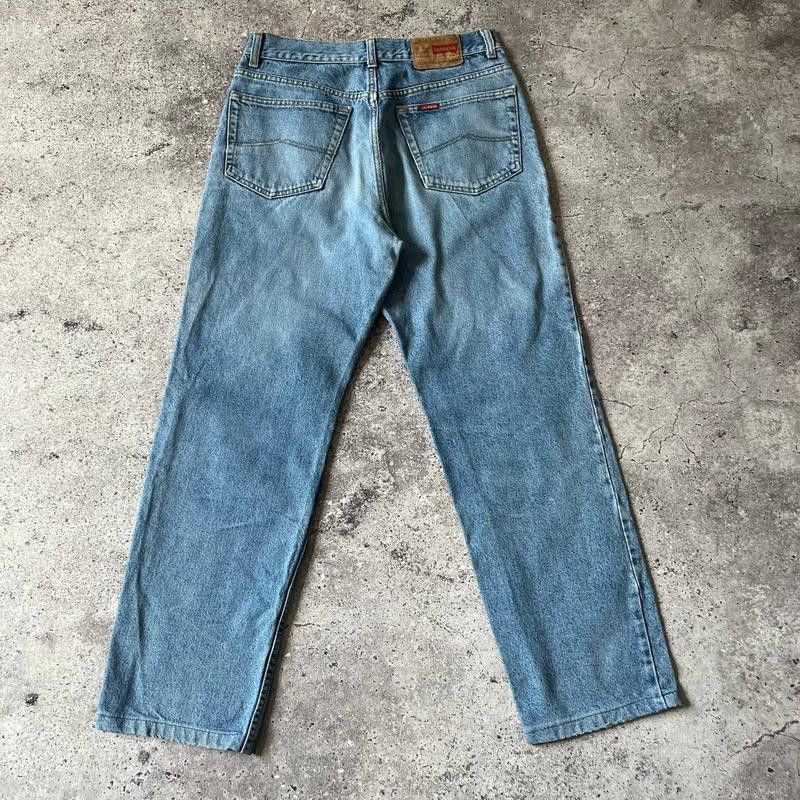 Carrera × Vintage Vintage Italian Carrera Mens Straight Blue Jeans Size 34x34 Size US 34 / EU 50 - 6 Thumbnail