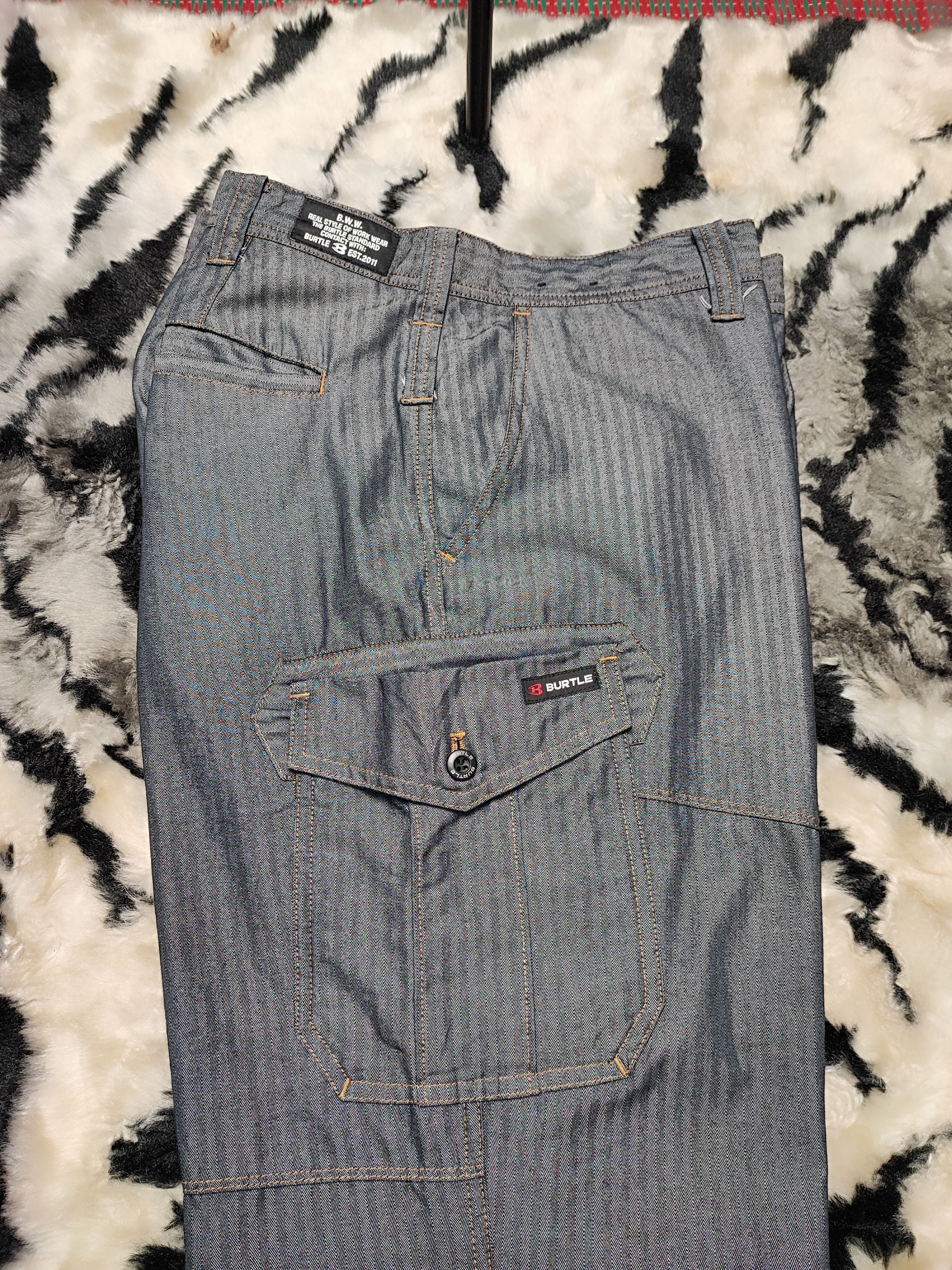 Japanese Brand Workwear Cargo Pants Hickory Japan by Burtle Size US 30 / EU 46 - 13 Thumbnail