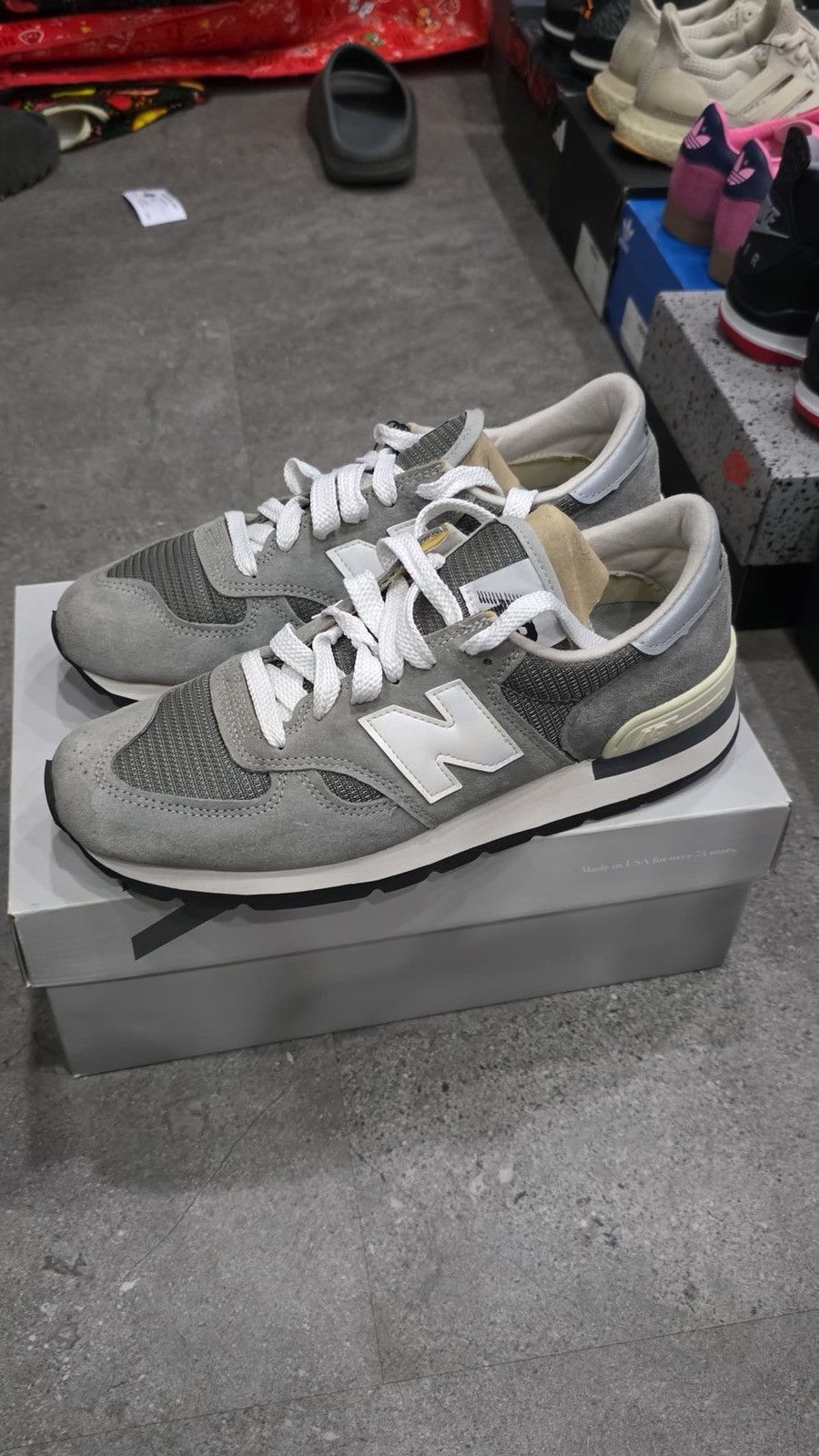 New Balance New Balance 990 V1 Grey white M990GR1 Made USA Size US 9.5 / EU 42-43 - 1 Thumbnail