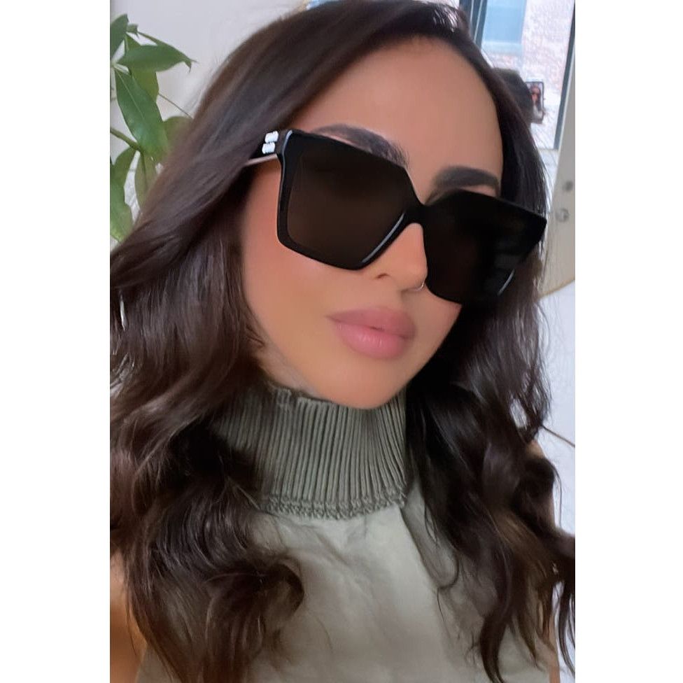 Miu Miu Copied - NEW Miu Miu MU03YS Black Gradient Square