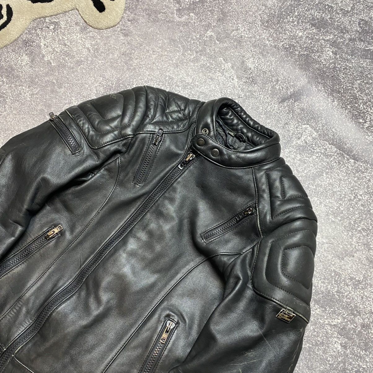 Vintage Vintage Leather MOTO Rare motorbike 90’s Avantgarde jacket Size US XS / EU 42 / 0 - 2 Thumbnail