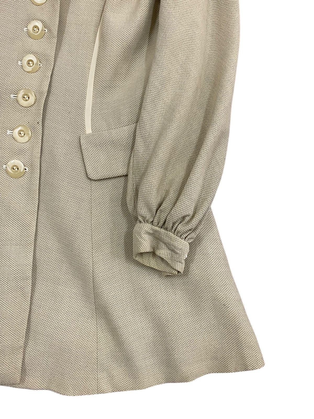 Christian Dior Monsieur Vintage Christian Dior Beige Wool Blazer - Size 7 Size M / US 6-8 / IT 42-44 - 4 Thumbnail