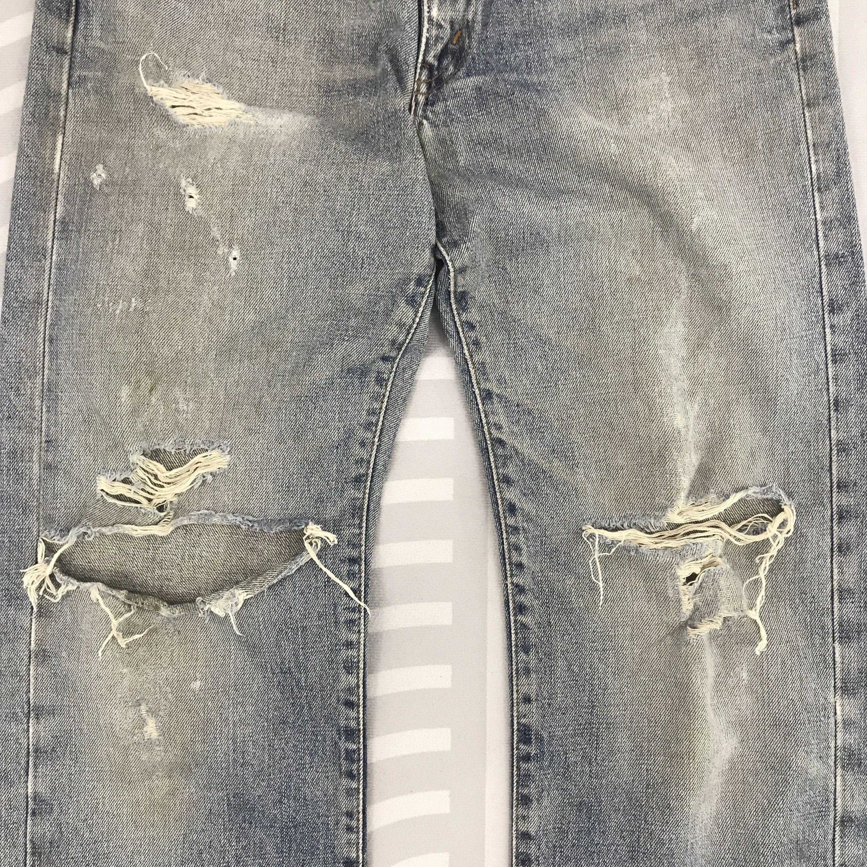 Japanese Brand × Vintage Vintage Japanese Brand Distressed jeans Size US 31 - 4 Thumbnail