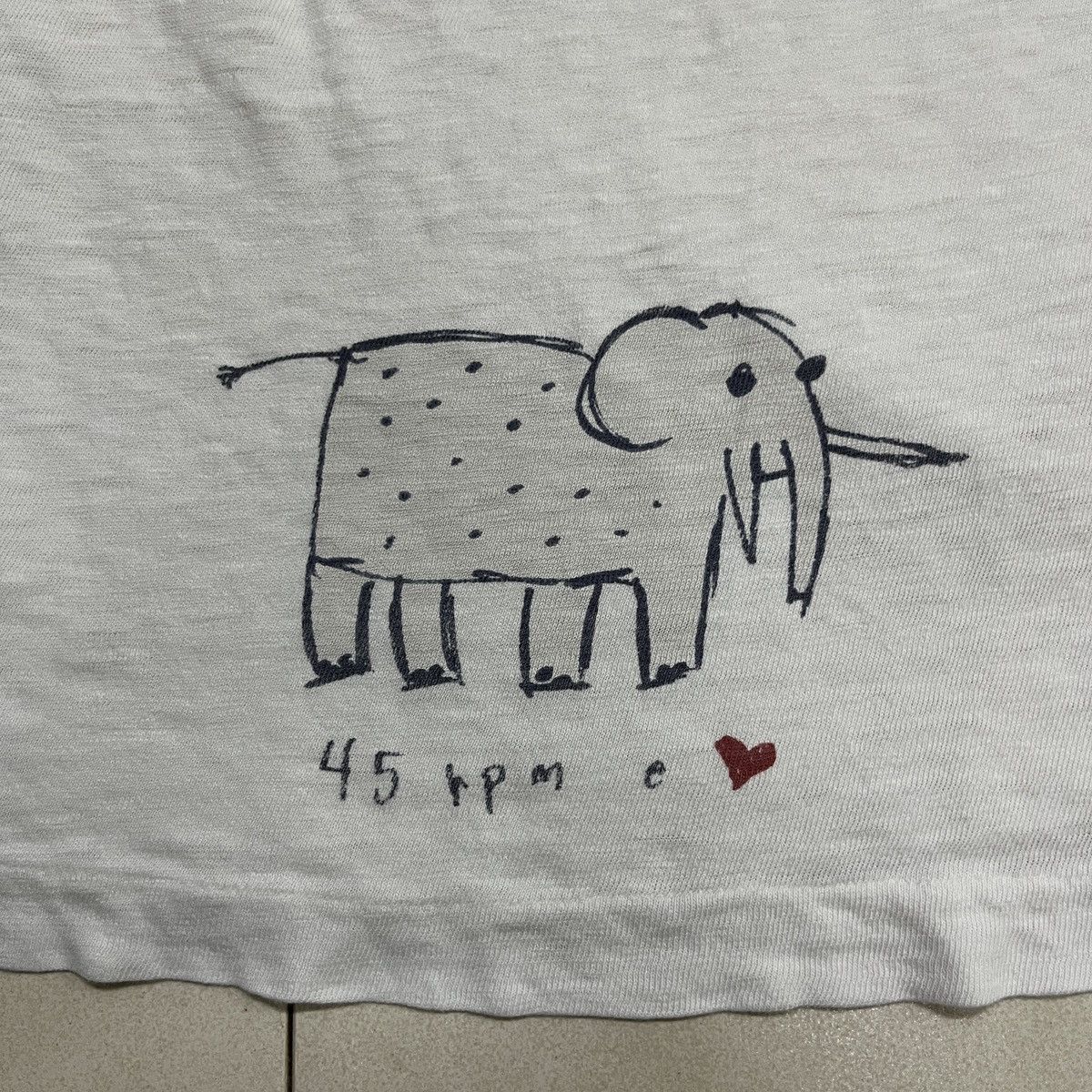 45rpm × Japanese Brand × Vintage Vintage 45rpm Elephant T Shirt Size US S / EU 44-46 / 1 - 10 Thumbnail