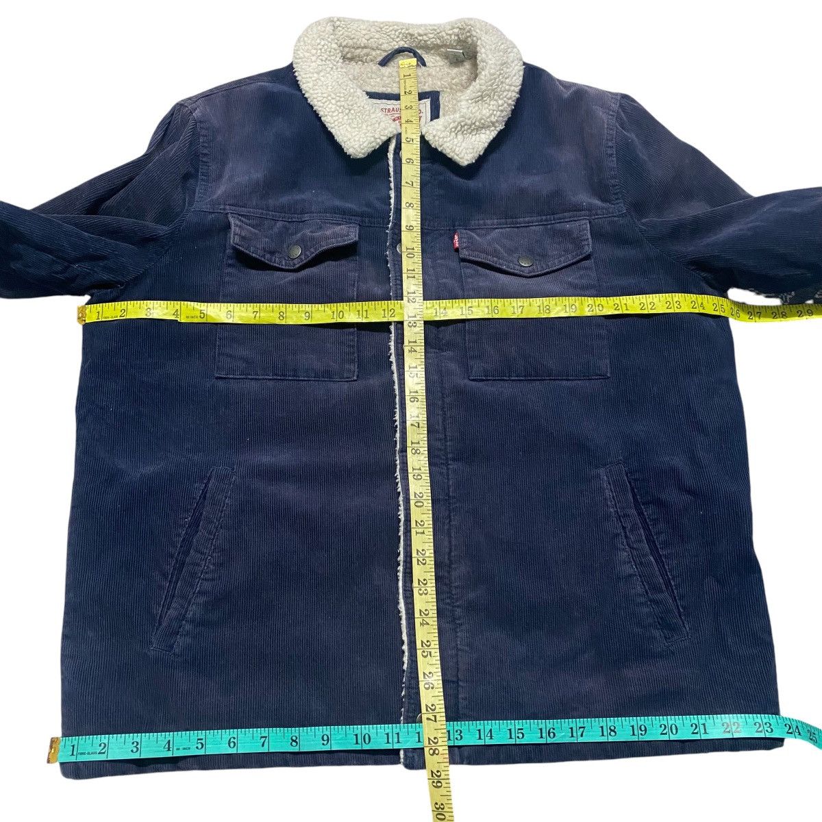Levi's Levis Corduroy Sherpa Jacket Distressed Size US L / EU 52-54 / 3 - 14 Thumbnail