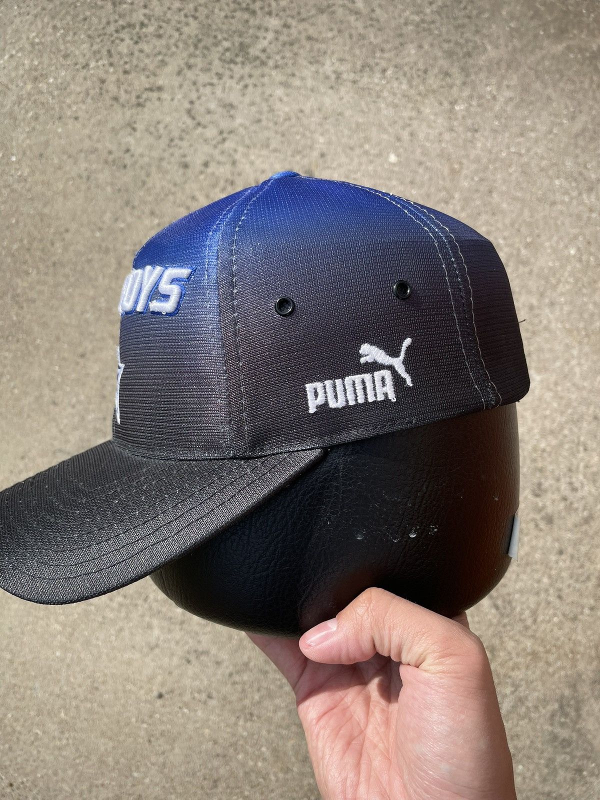 Puma Vintage Dallas Cowboys Puma Ombré Strapback Hat Size ONE SIZE - 2 Thumbnail