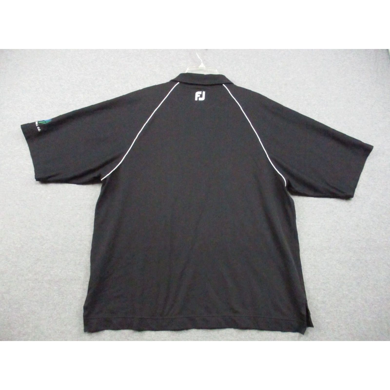 Footjoy Footjoy FJ Polo Shirt Large Men Short Sleeve Golf Black White Stripe Shirt Size US L / EU 52-54 / 3 - 5 Thumbnail