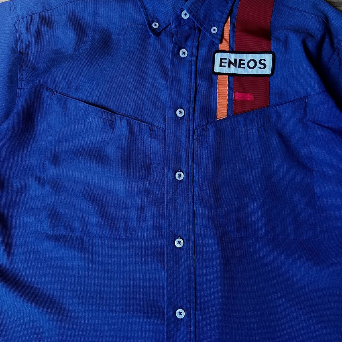 Other Vintage ENEOS Garage Mechanic Shirt – Rare Workwear Piece Size US L / EU 52-54 / 3 - 3 Thumbnail