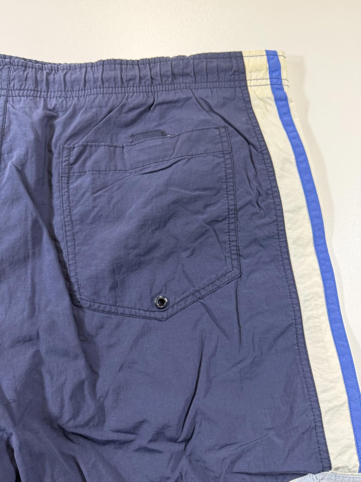 Nautica Nautica Men's Navy Blue Swim Shorts with White and Blue M Size US 32 / EU 48 - 10 Thumbnail