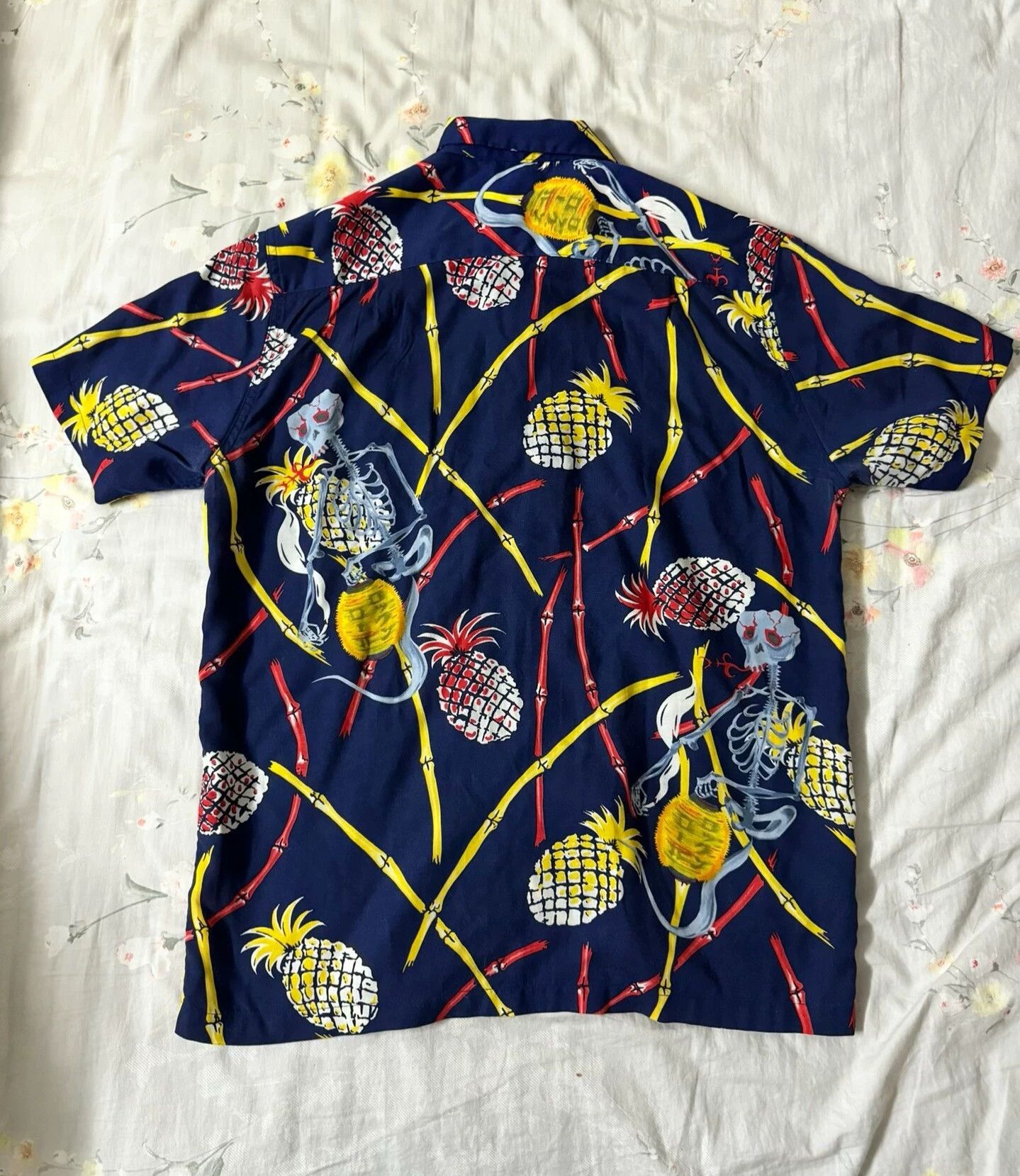 Wacko Maria WACKO MARIA x WOLFS HEAD 17SS Hawaiian Shirt Navy Blue L Size US L / EU 52-54 / 3 - 2 Thumbnail