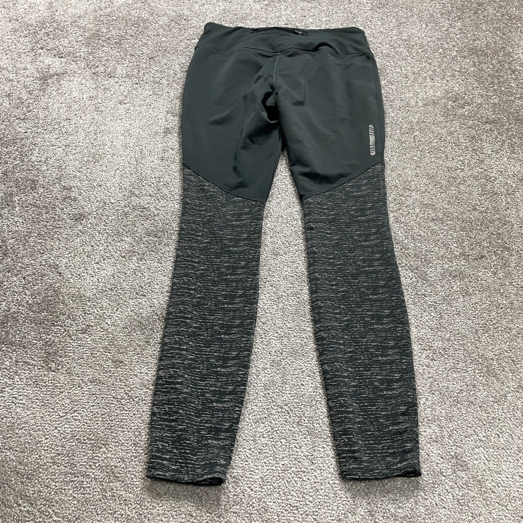 Vintage BCG Bioviz 360 Reflective Leggings Womens Medium Gray Active 29x29 Size 32" / US 10 / IT 46 - 2 Thumbnail