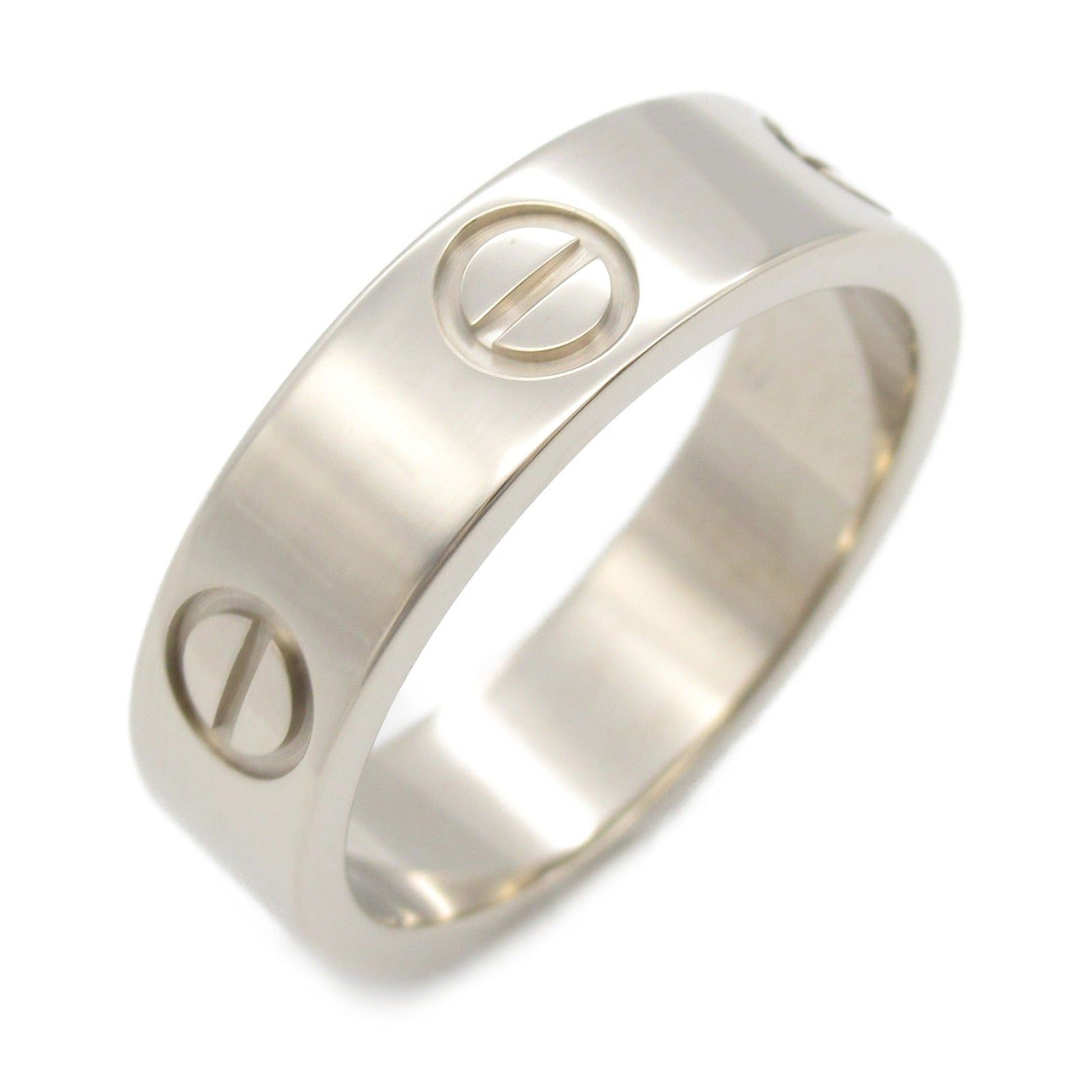 Cartier Cartier Love Ring K18Wg (White Gold) Silver Size ONE SIZE - 1 Thumbnail