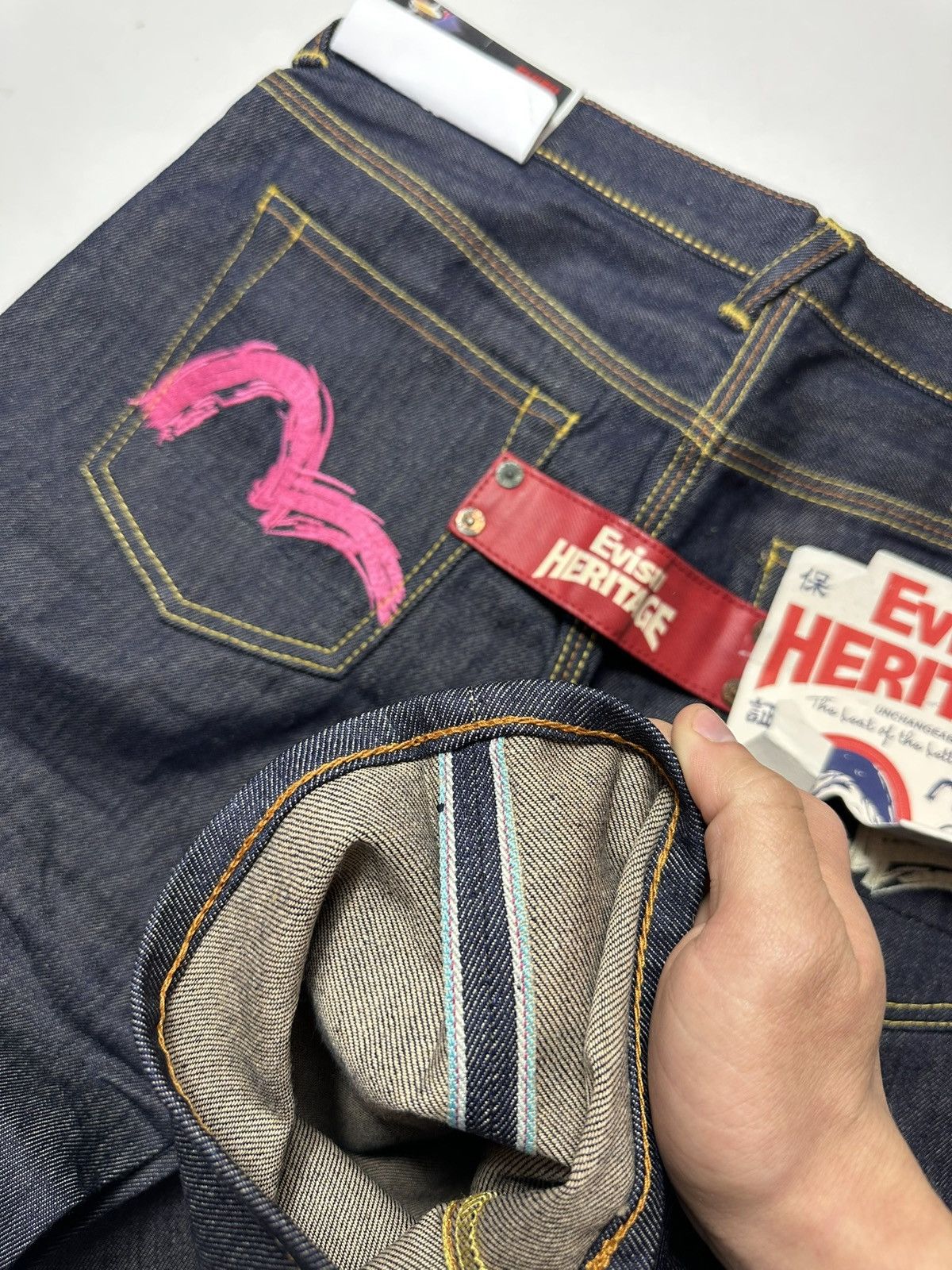 Evisu Vintage Evisu Embroidered Seagull Selvedge Jeans Size US 28 / EU 44 - 13 Thumbnail