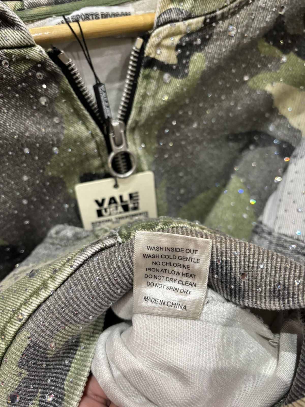 Vale VALE FOREVER CRYSTAL CAMO WORK JACKET GREEN Size US XL / EU 56 / 4 - 4 Thumbnail