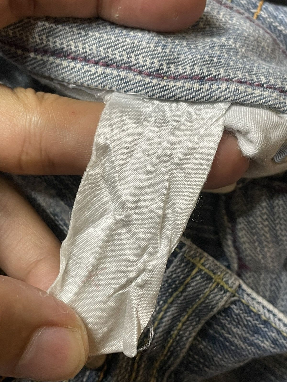 Japanese Brand × Vintage Japanese Brand Distressed Denim Wide Leg Jeans (112) Size US 31 - 7 Thumbnail