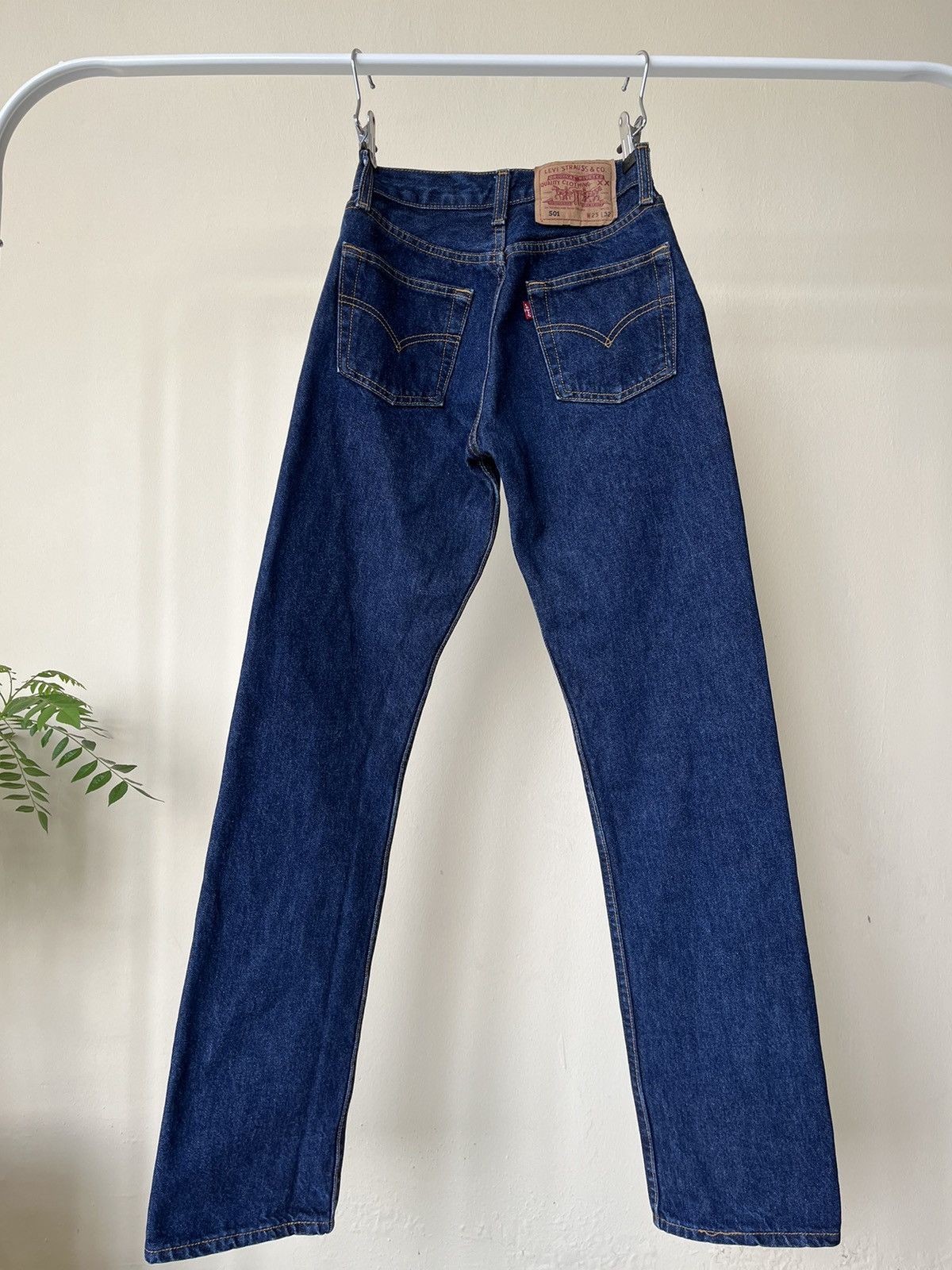 Levi's Rare 💥 Vintage Levis 501 Dark Blue 🤩 Size 24" / US 00 / IT 34 - 1 Thumbnail