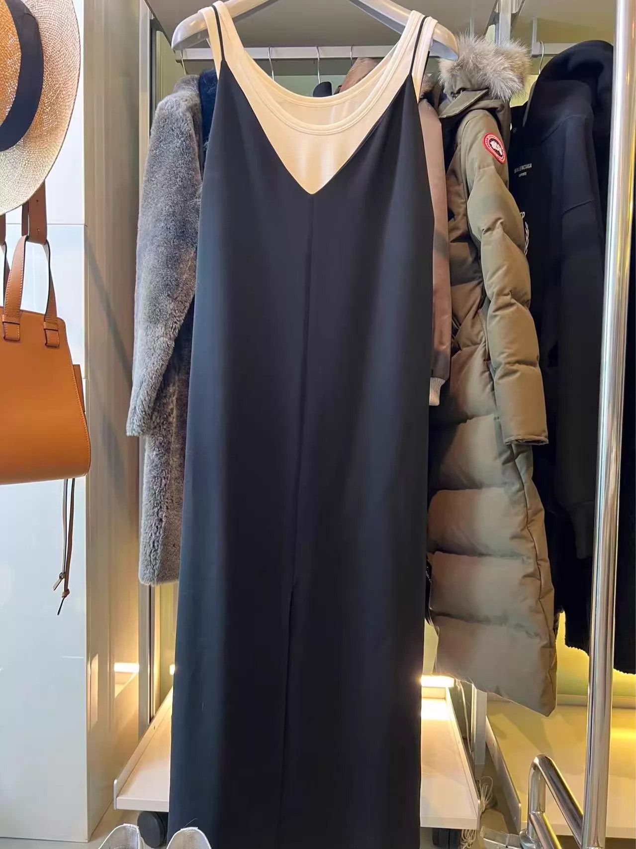 Joseph Joseph Minimalist Structured High-Weight Triacetate Dress Size L / US 10 / IT 46 - 3 Thumbnail