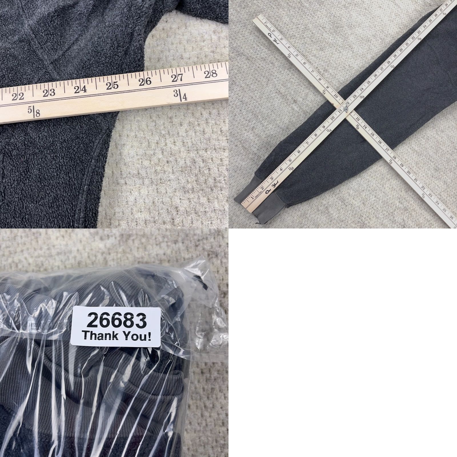 Polo Ralph Lauren VINTAGE Polo Ralph Lauren Sweater Men L Gray Fleece 1/4 Zip Pullover Size L Regular Mens Size US L / EU 52-54 / 3 - 9 Thumbnail
