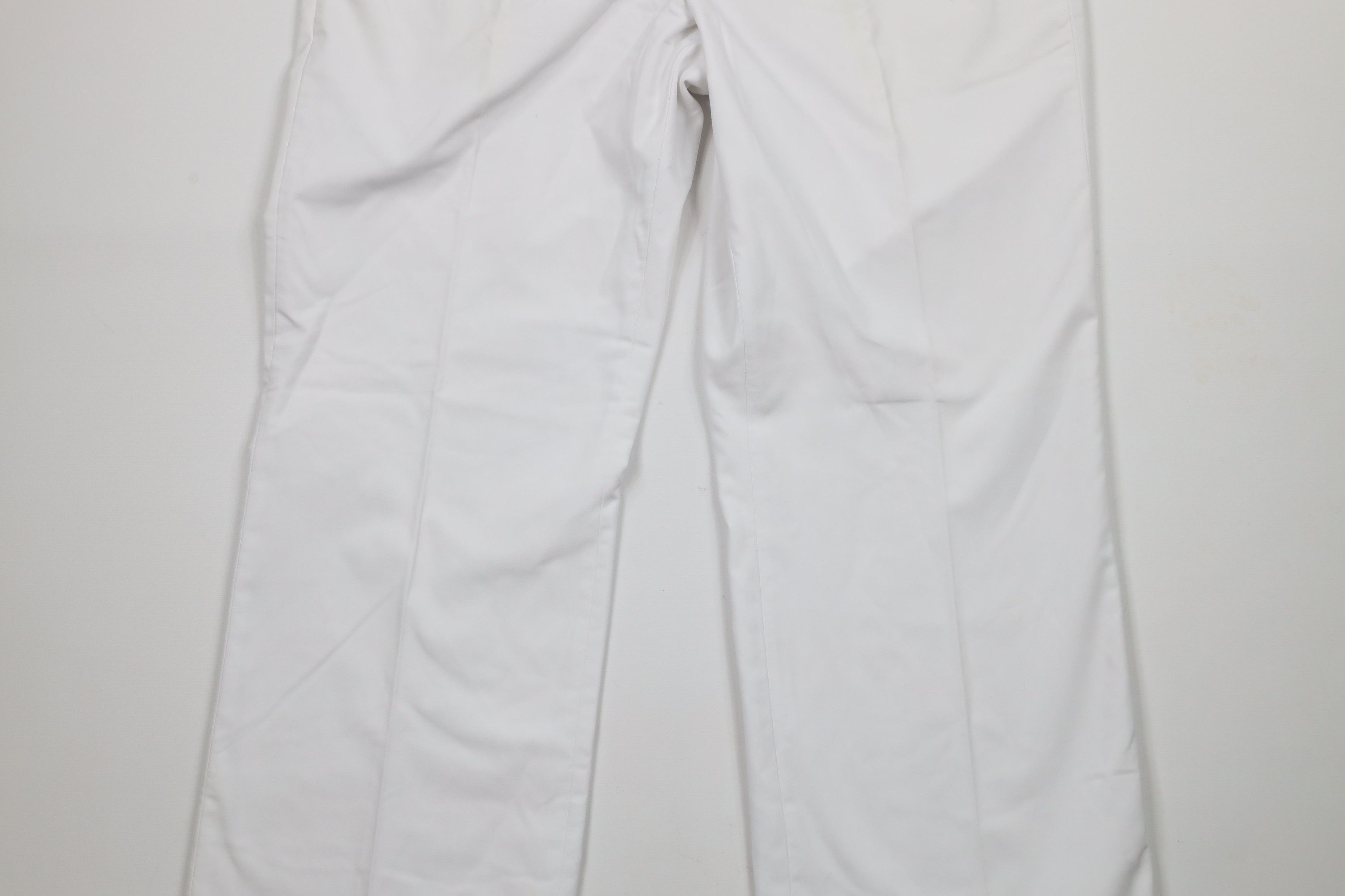Vintage Vintage 70s Streetwear Flared Wide Leg Chino Pants White USA Size US 36 / EU 52 - 3 Thumbnail