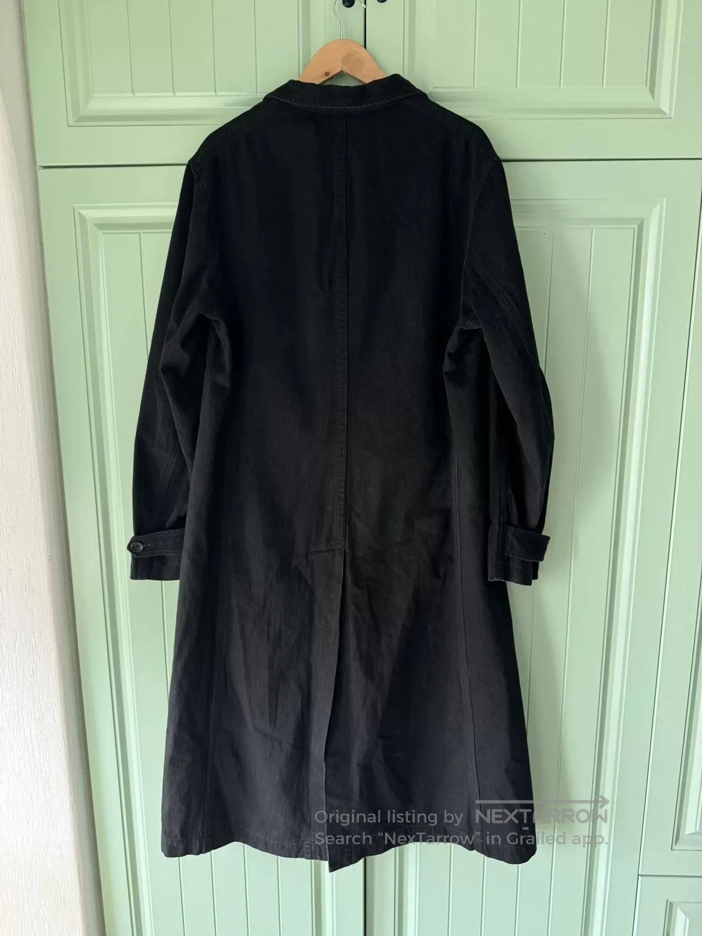 Yohji Yamamoto Yohji Yamamoto Black Classic Trench Coat. Size US S / EU 44-46 / 1 - 2 Thumbnail