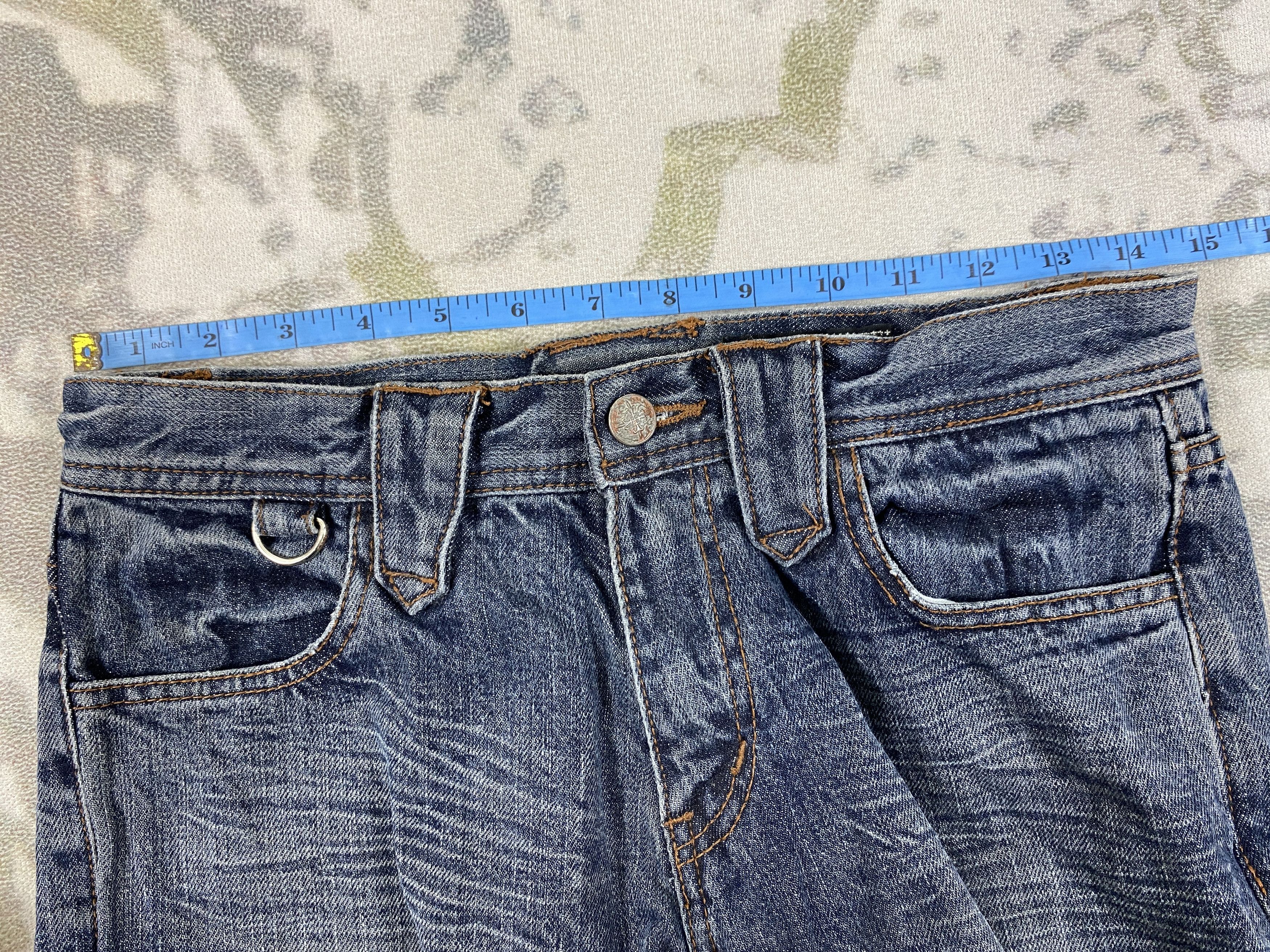 If Six Was Nine Vintage Childeric i Flare Jeans 29x30.5 Denim - JN3735 Size US 29 - 5 Thumbnail