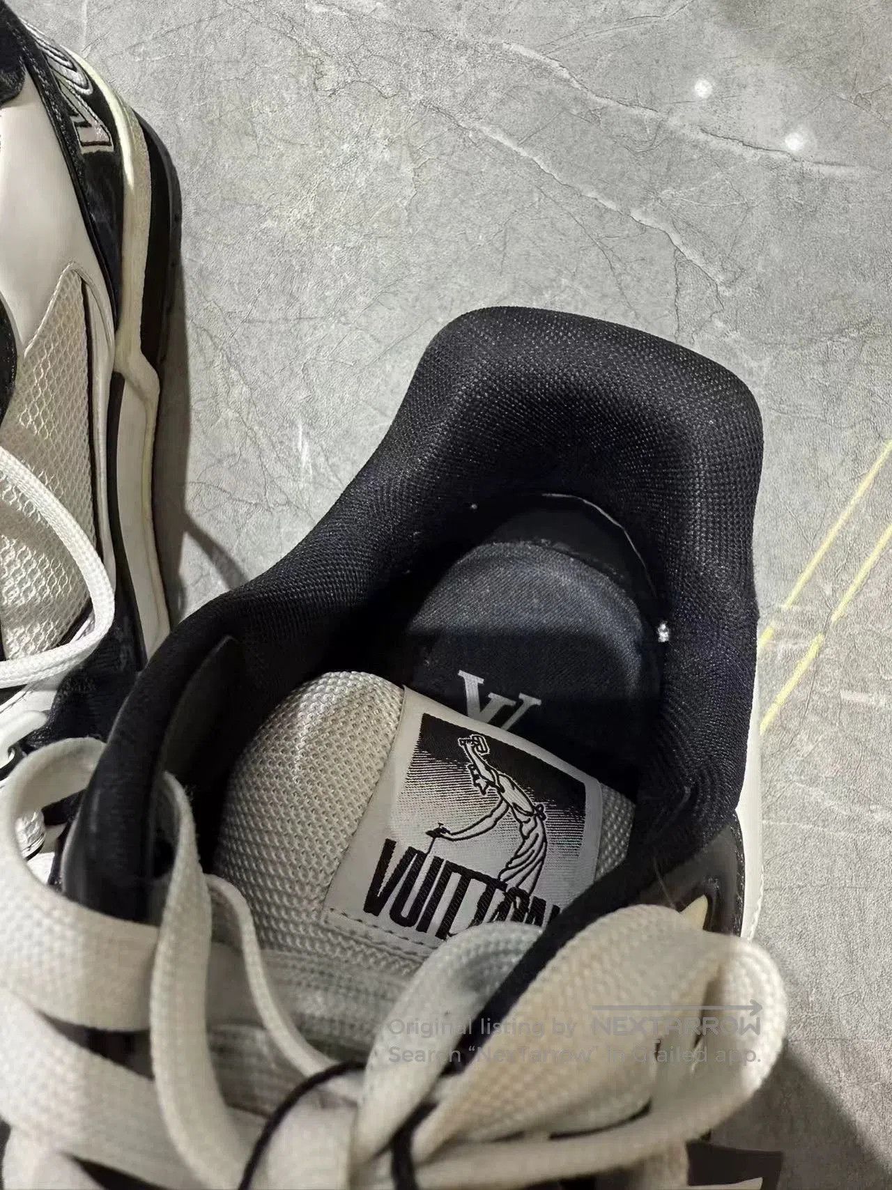 Louis Vuitton louis vuitton trainer low-top sneakers black white. Size US 8 / EU 41 - 5 Thumbnail