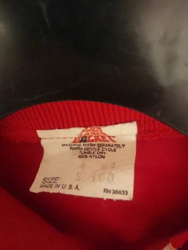 Marlboro Vintage Malboro 70s 80s Racing Jacket small red white check Size US S / EU 44-46 / 1 - 3 Thumbnail