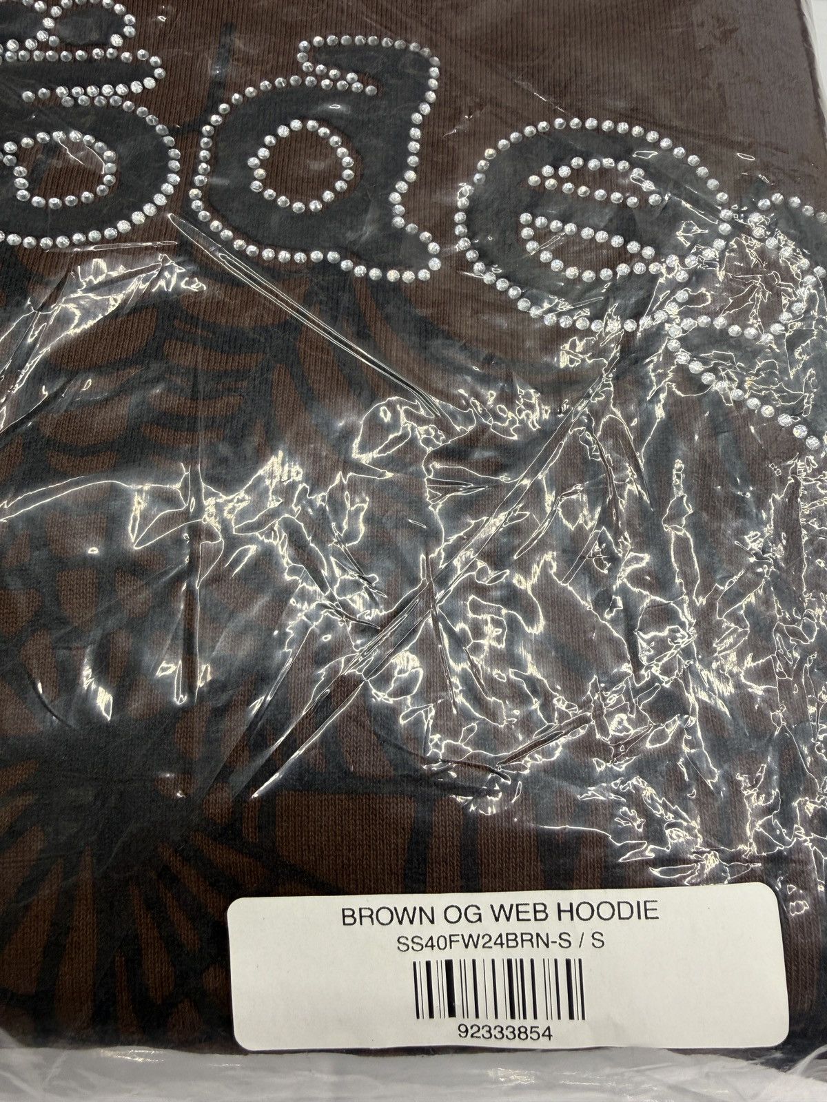 Sp5der Sp5der Rhinestone OG Web Hoodie Size US S / EU 44-46 / 1 - 7 Thumbnail